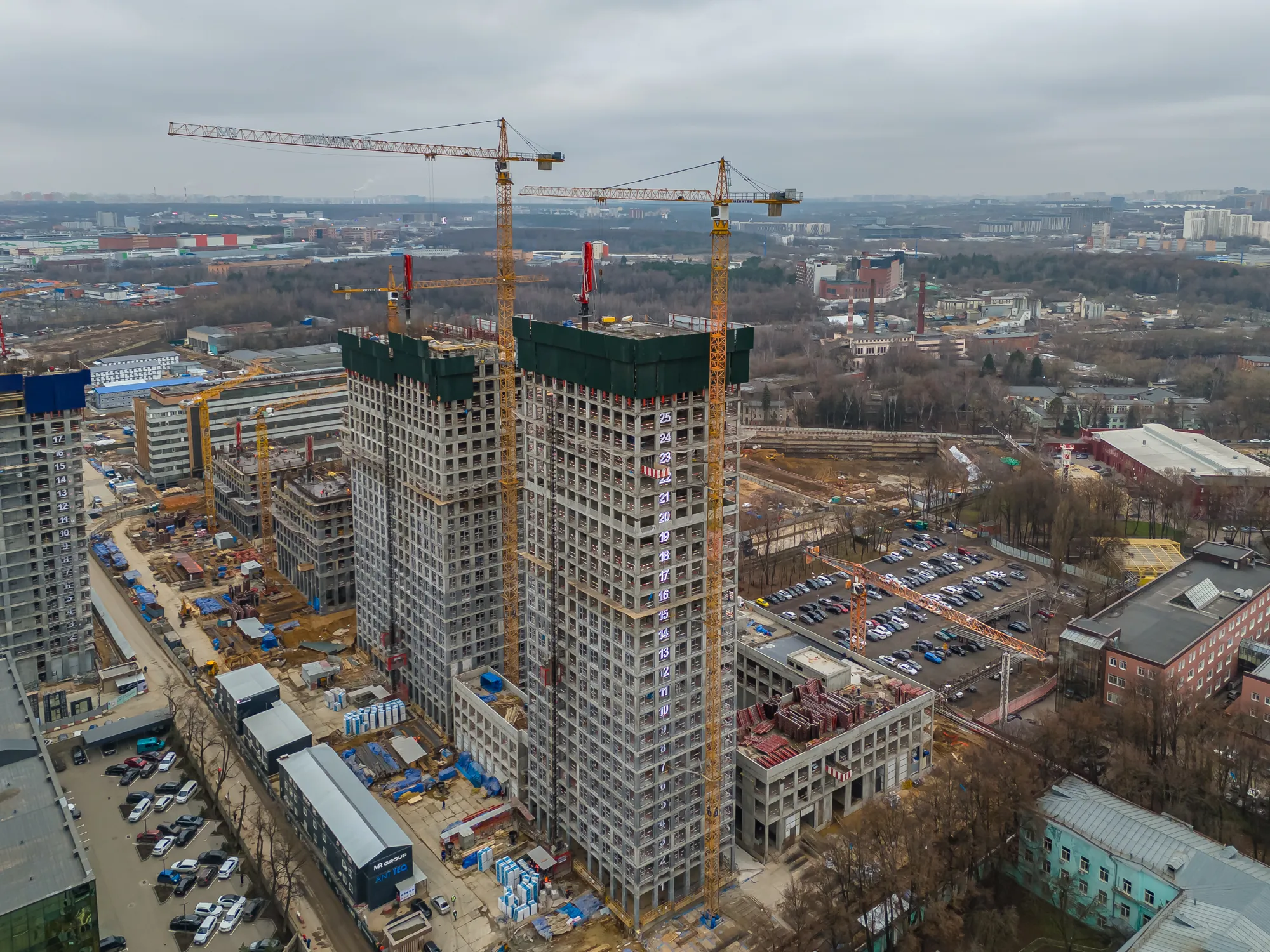 ЖК SET (СEТ) ход строительства