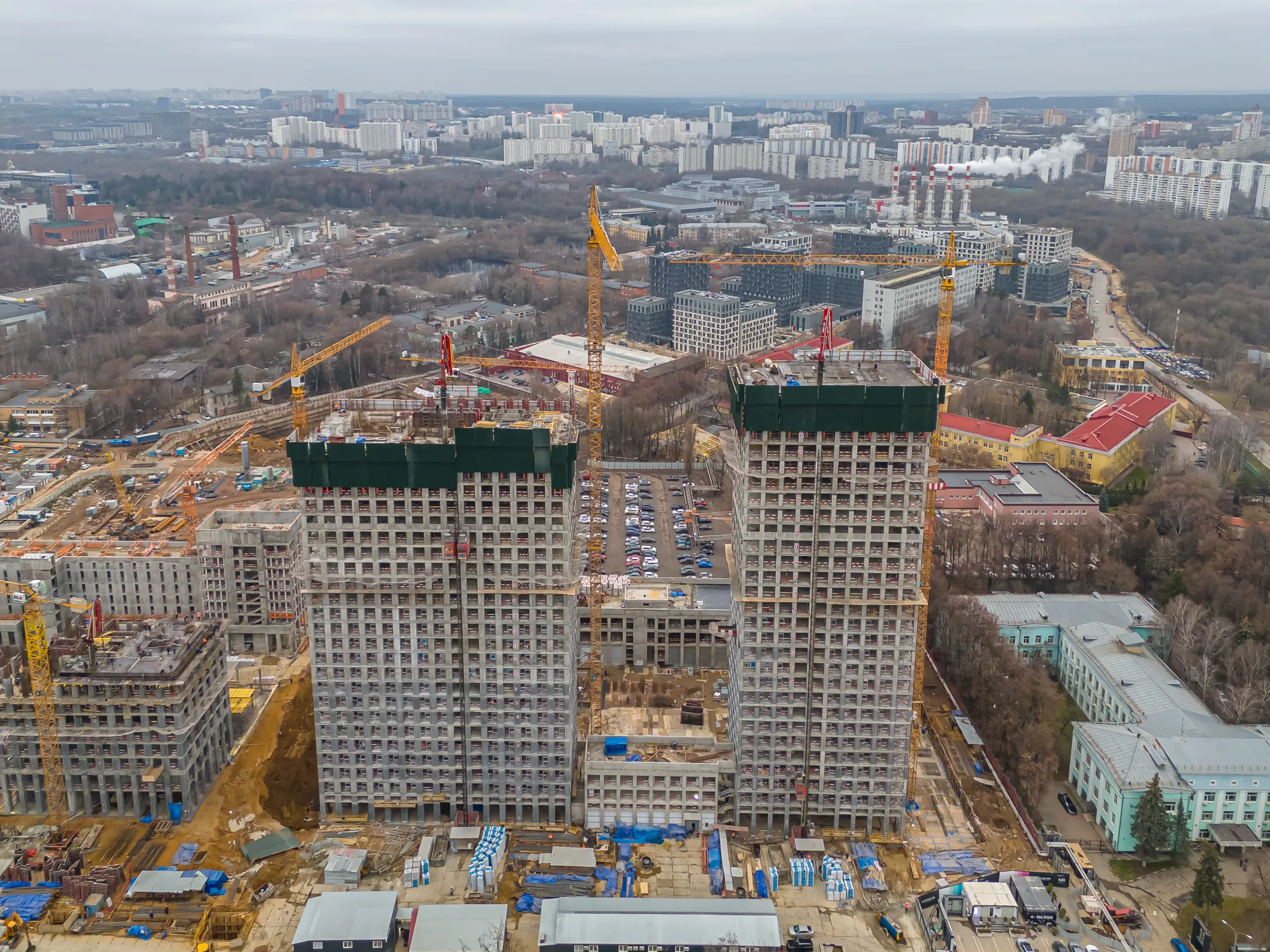 ЖК SET (СEТ) ход строительства