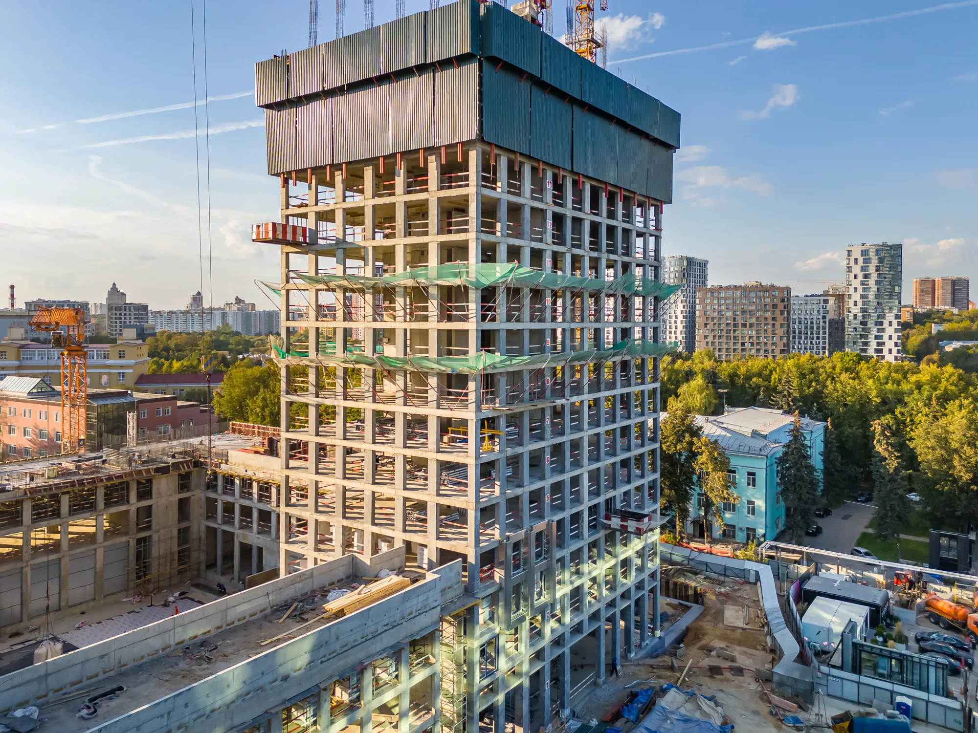 ЖК SET (СEТ) ход строительства