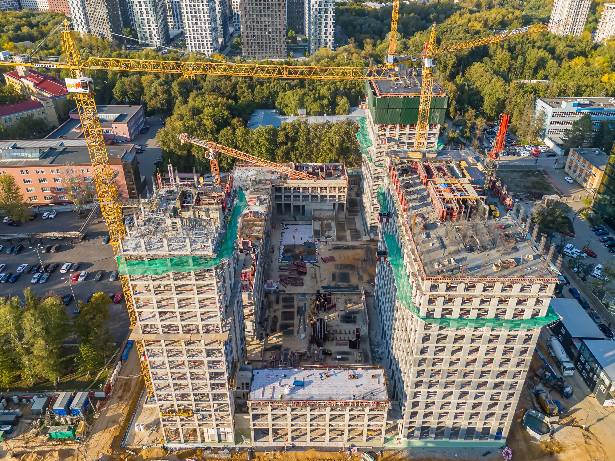 ЖК SET (СEТ) ход строительства