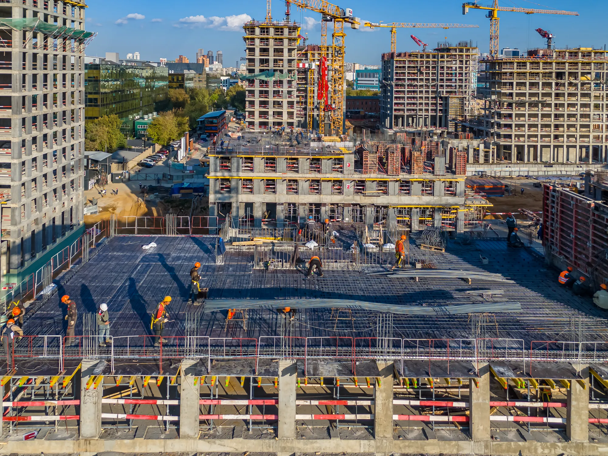 ЖК SET (СEТ) ход строительства