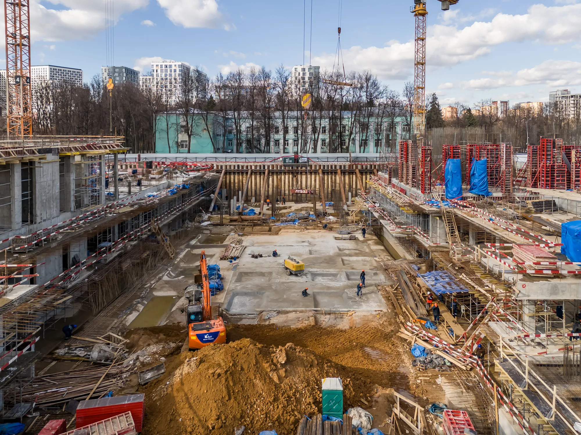 ЖК SET (СEТ) ход строительства