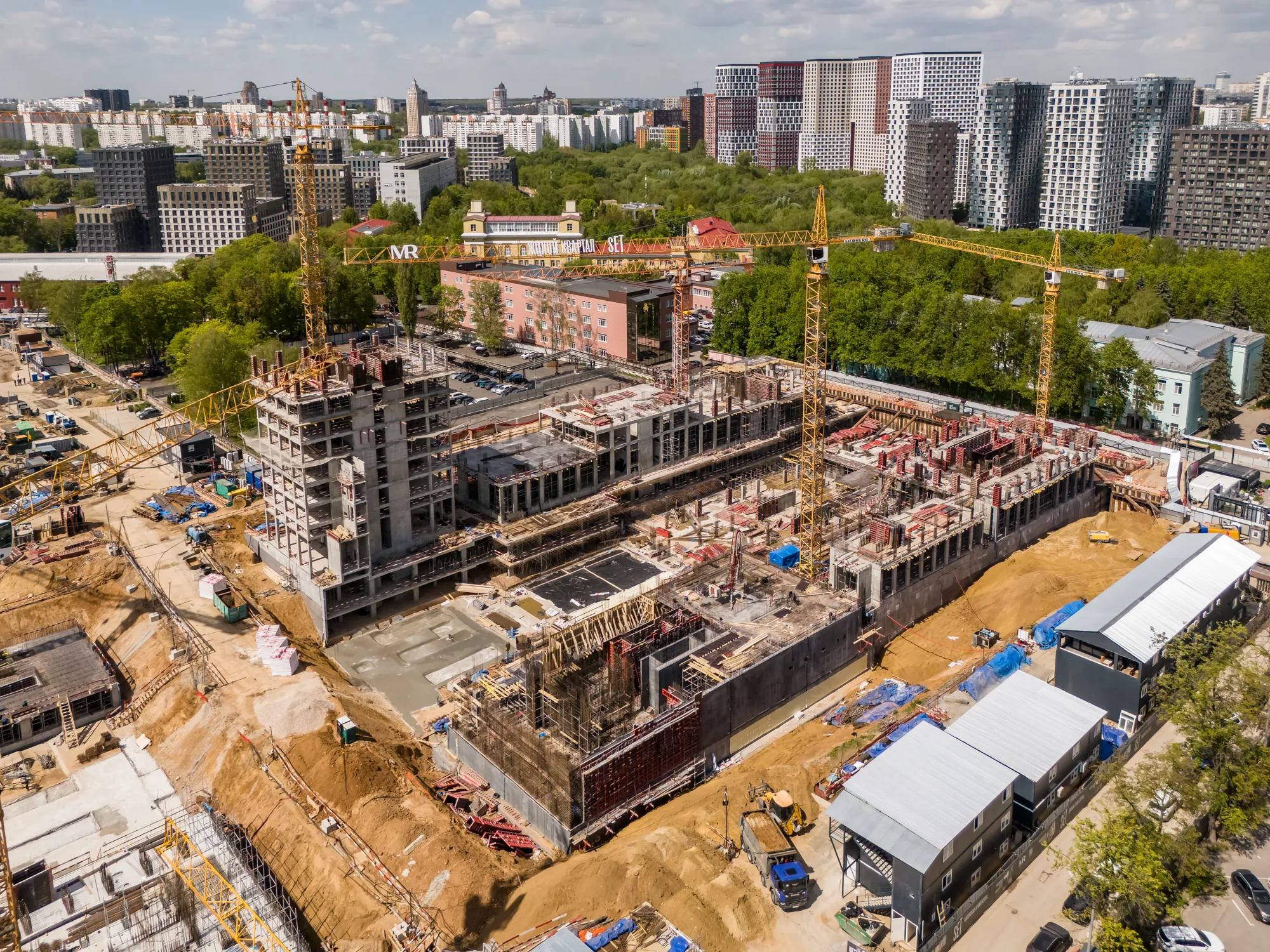 ЖК SET (СEТ) ход строительства