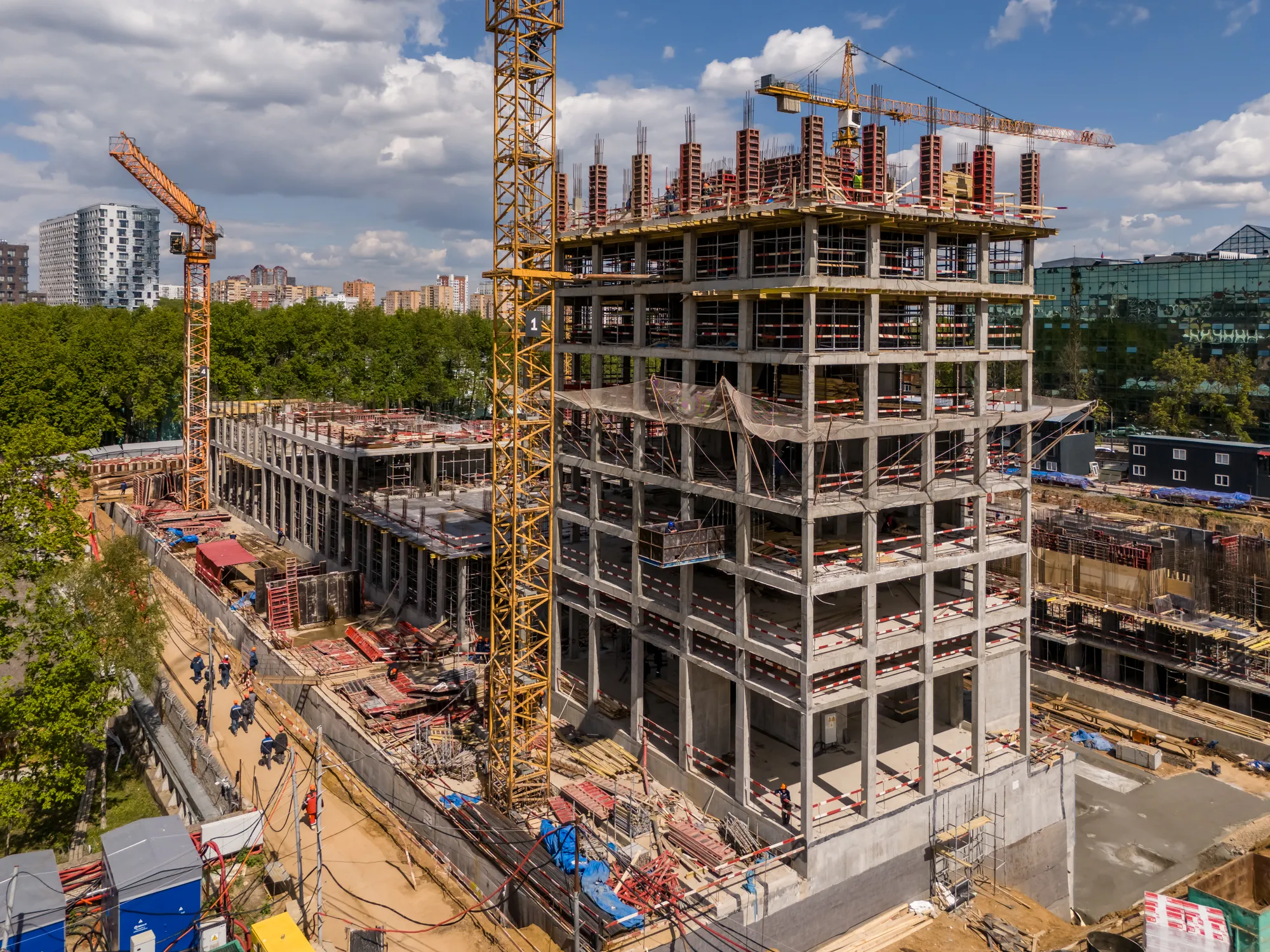 ЖК SET (СEТ) ход строительства