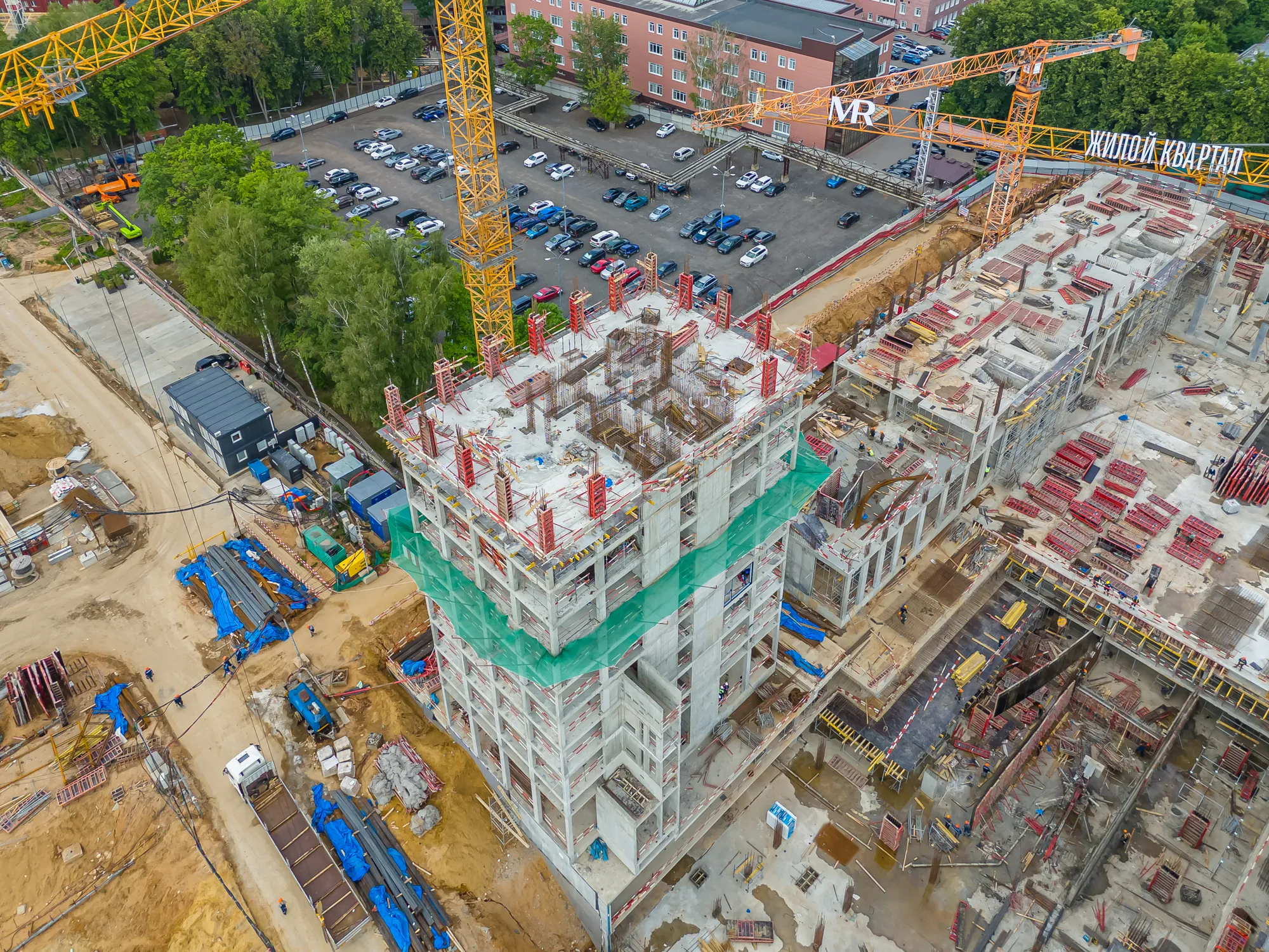 ЖК SET (СEТ) ход строительства