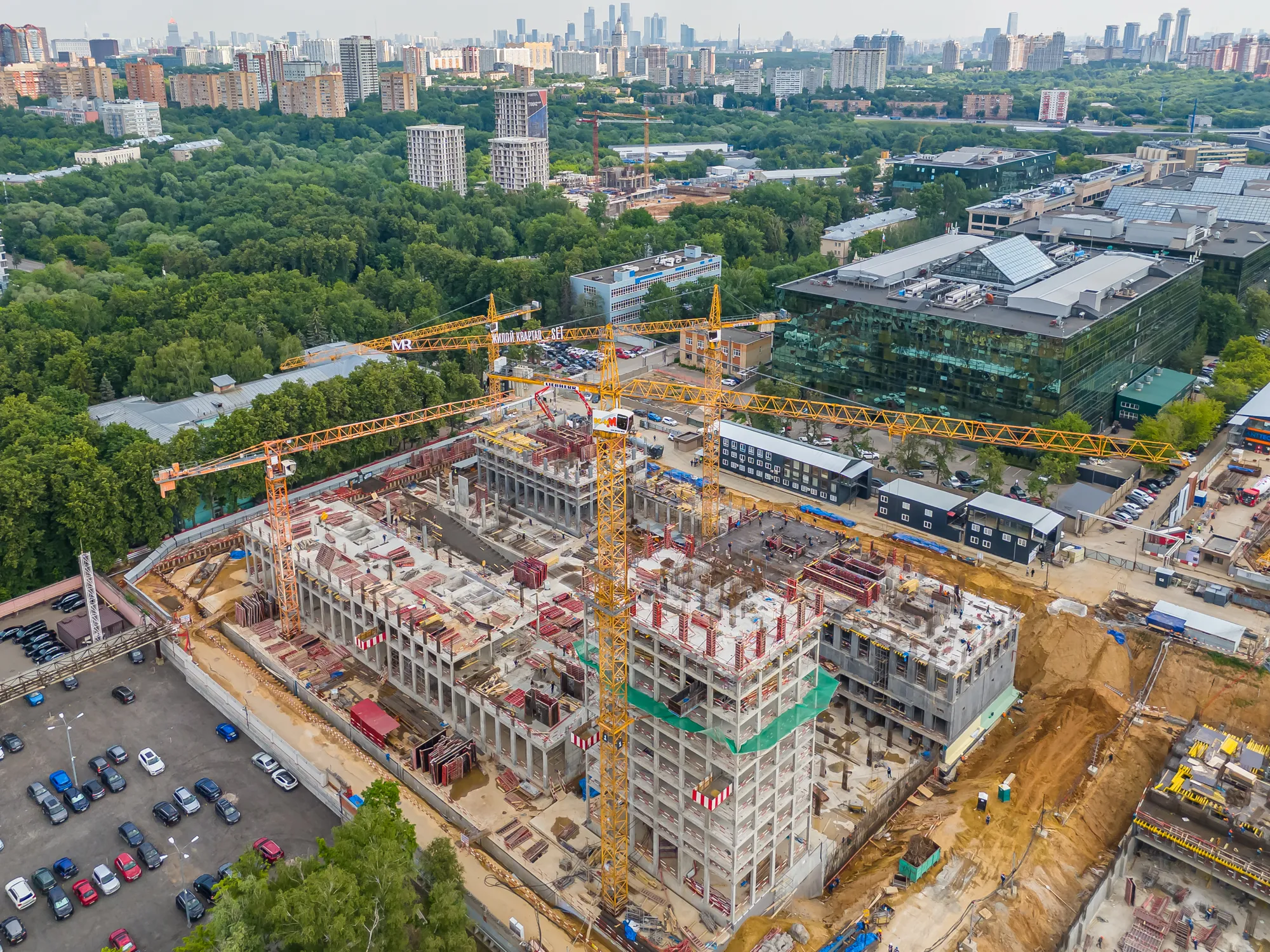 ЖК SET (СEТ) ход строительства