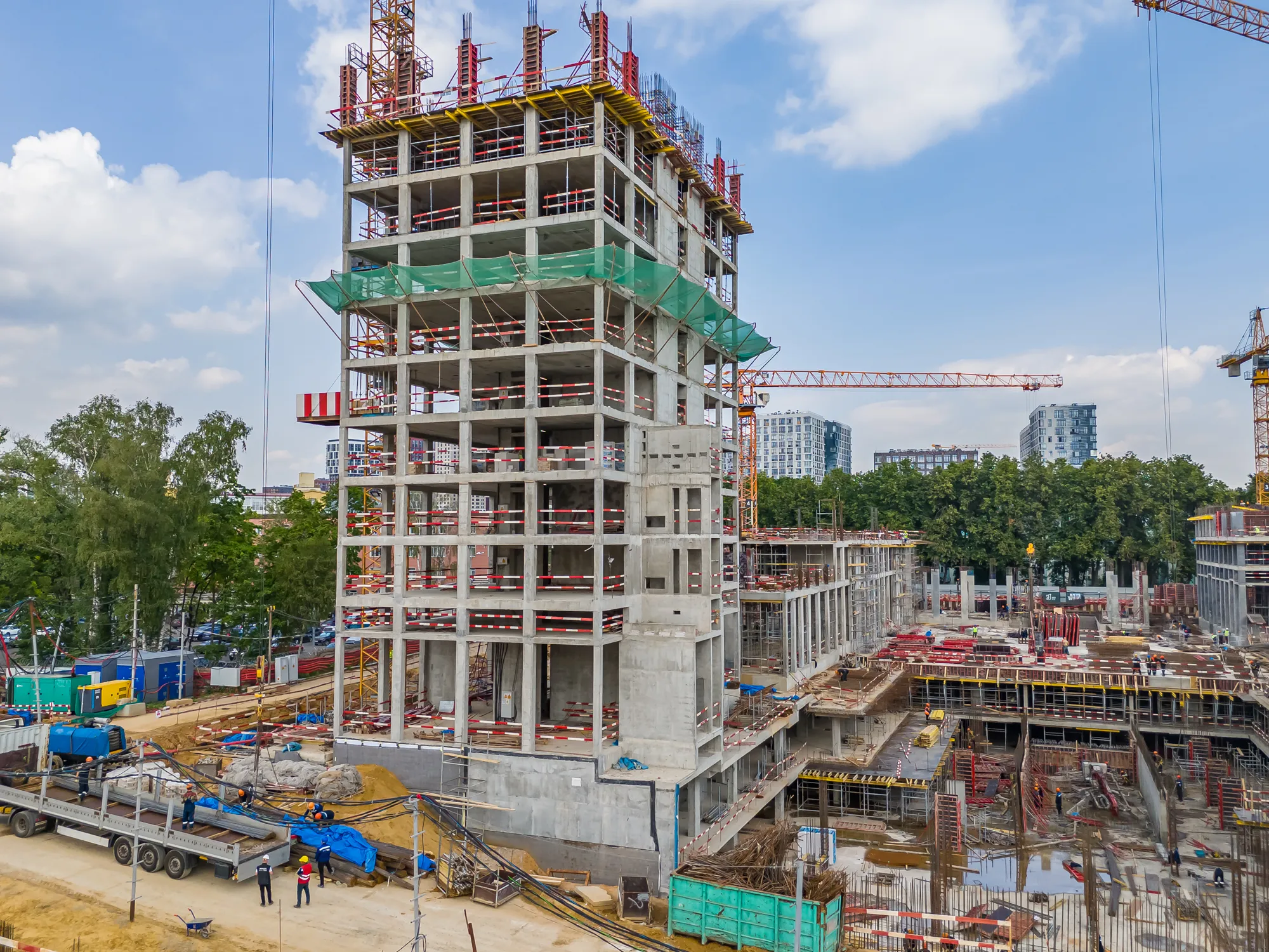 ЖК SET (СEТ) ход строительства