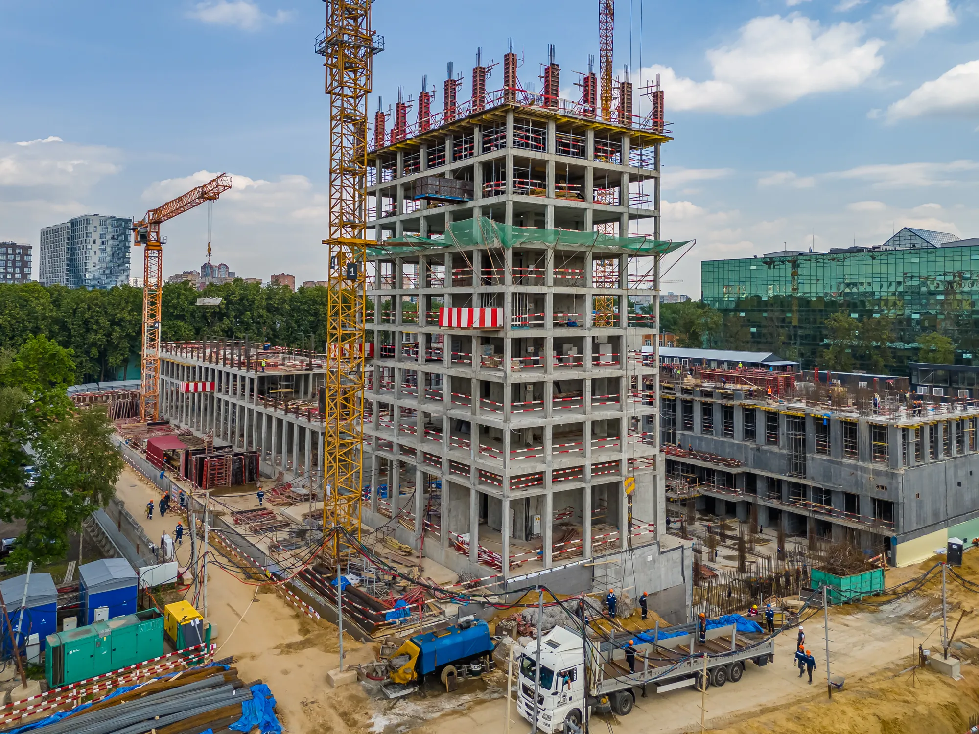 ЖК SET (СEТ) ход строительства