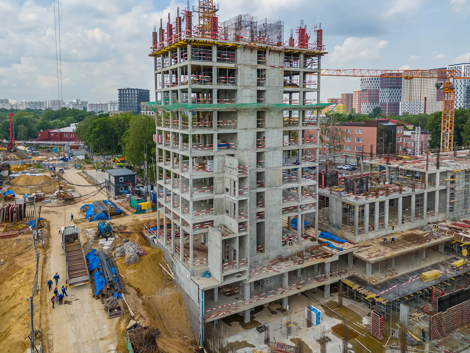 ЖК SET (СEТ) ход строительства