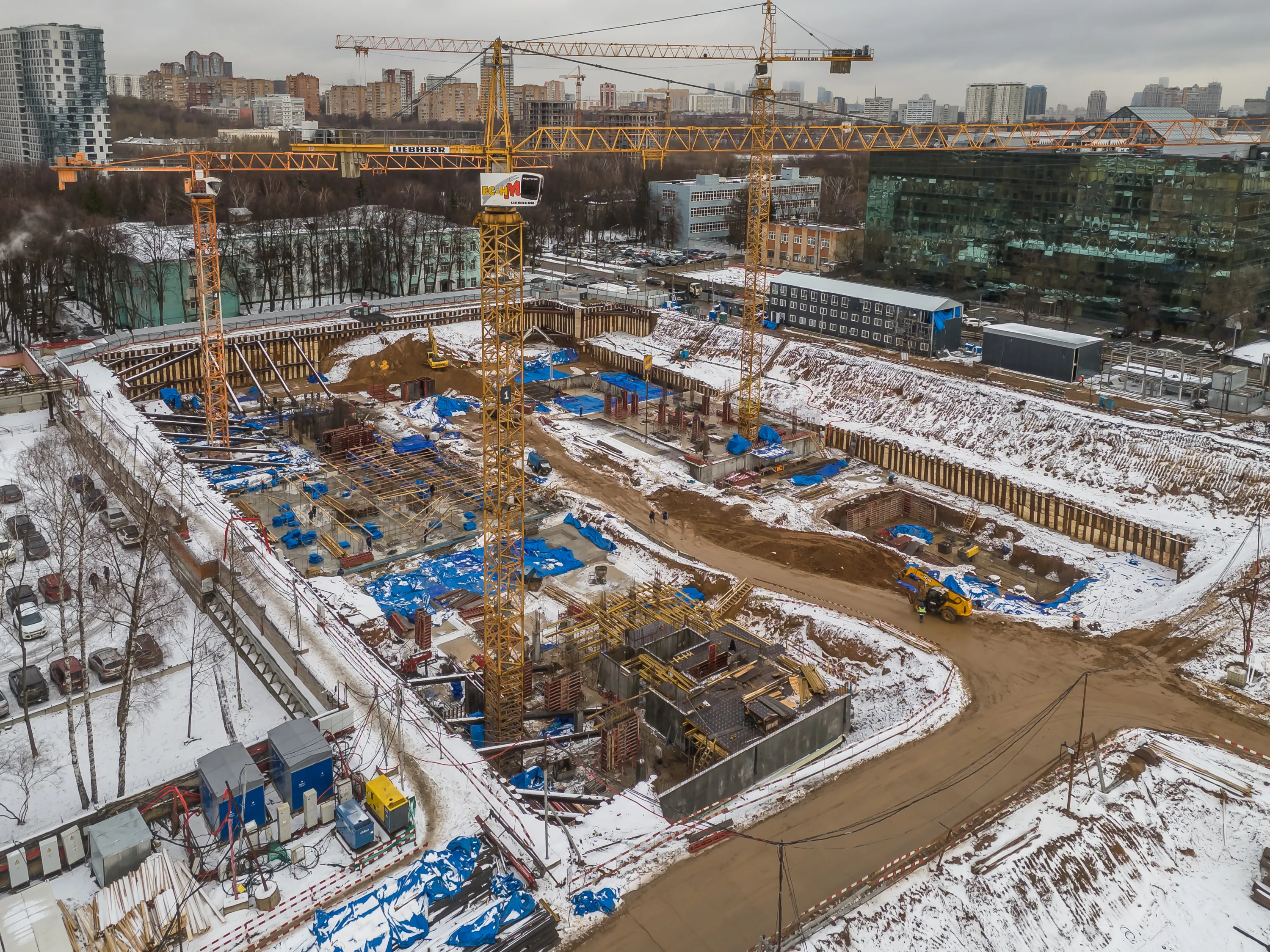 ЖК SET (СEТ) ход строительства