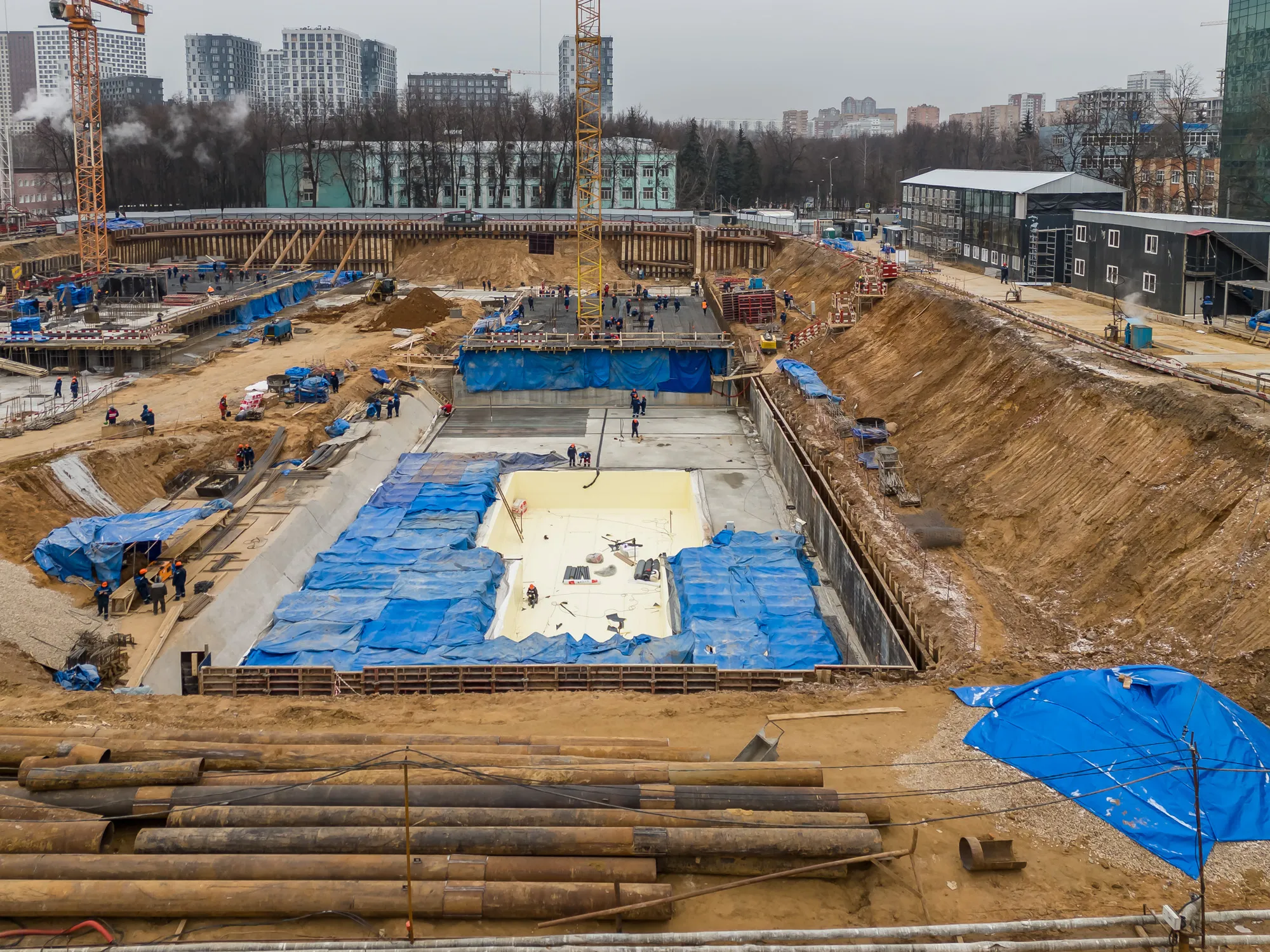 ЖК SET (СEТ) ход строительства