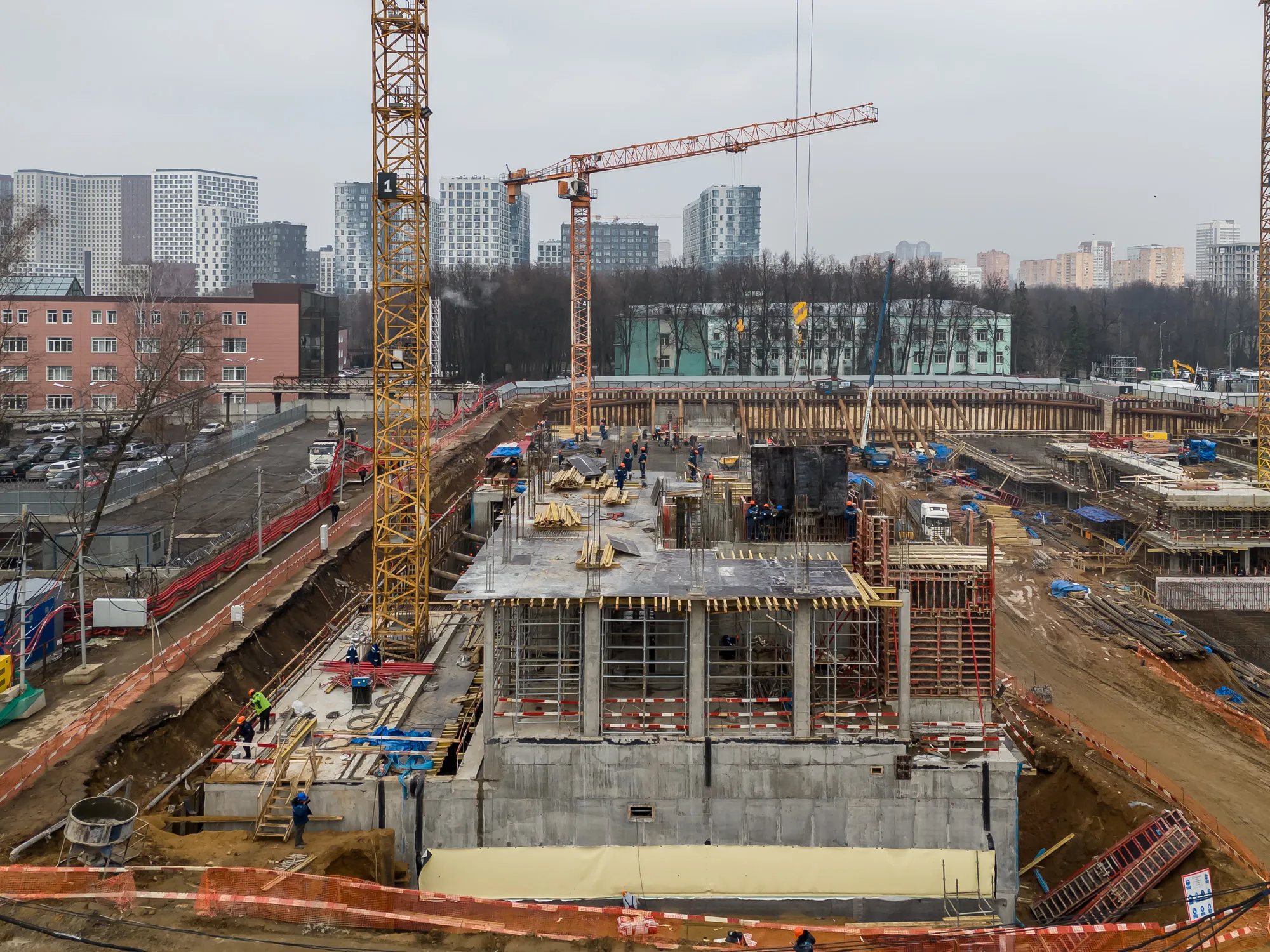 ЖК SET (СEТ) ход строительства