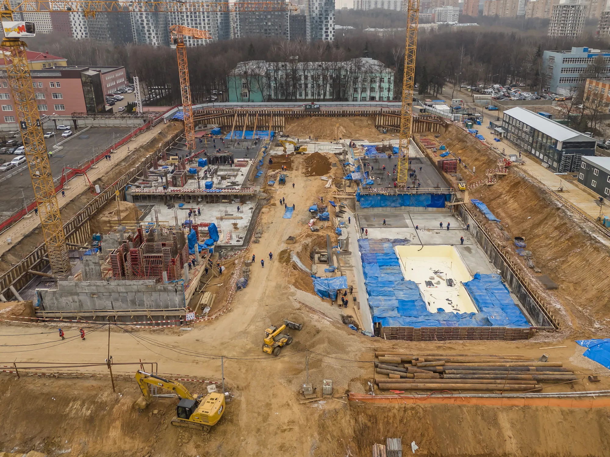 ЖК SET (СEТ) ход строительства