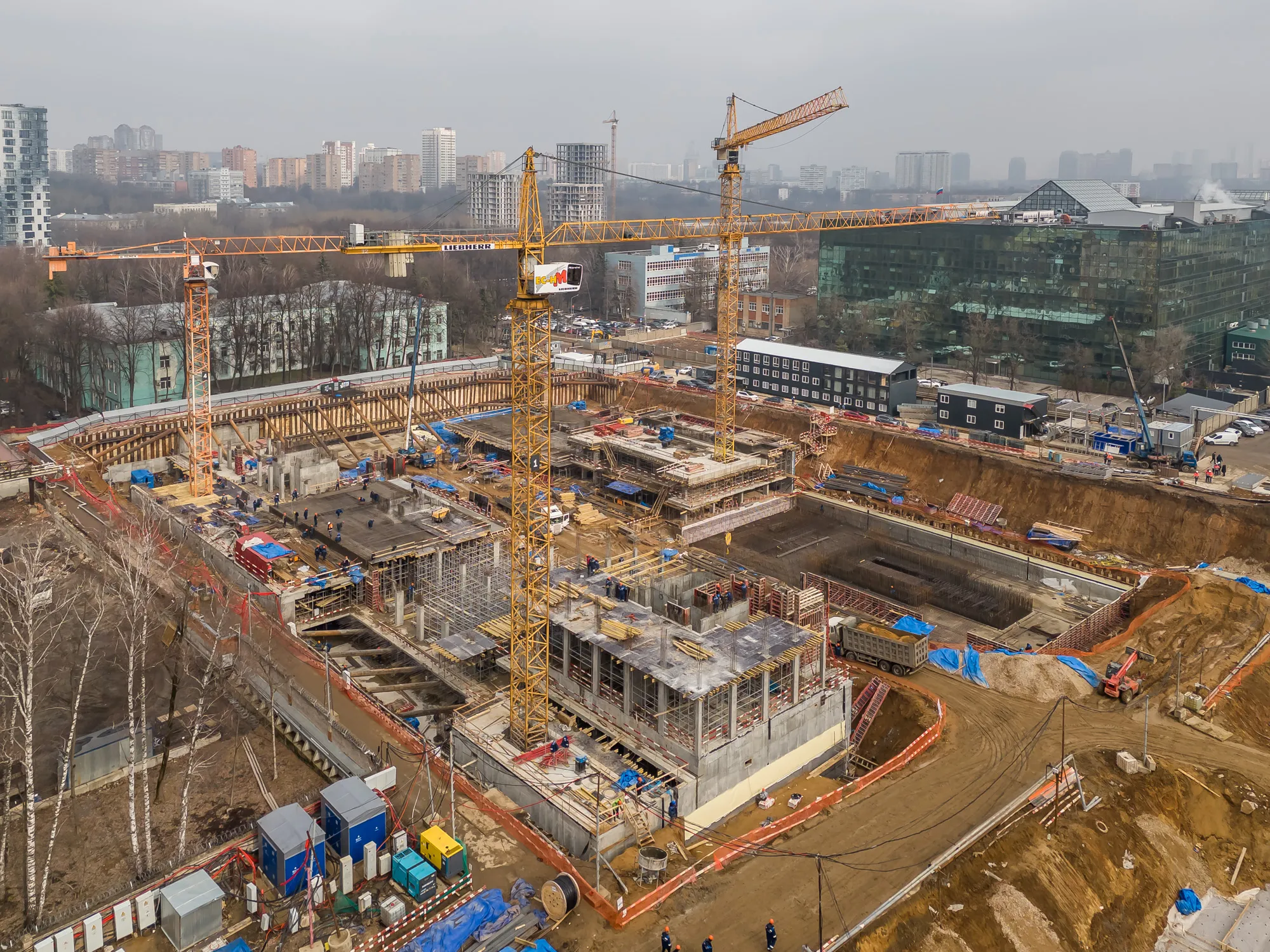 ЖК SET (СEТ) ход строительства