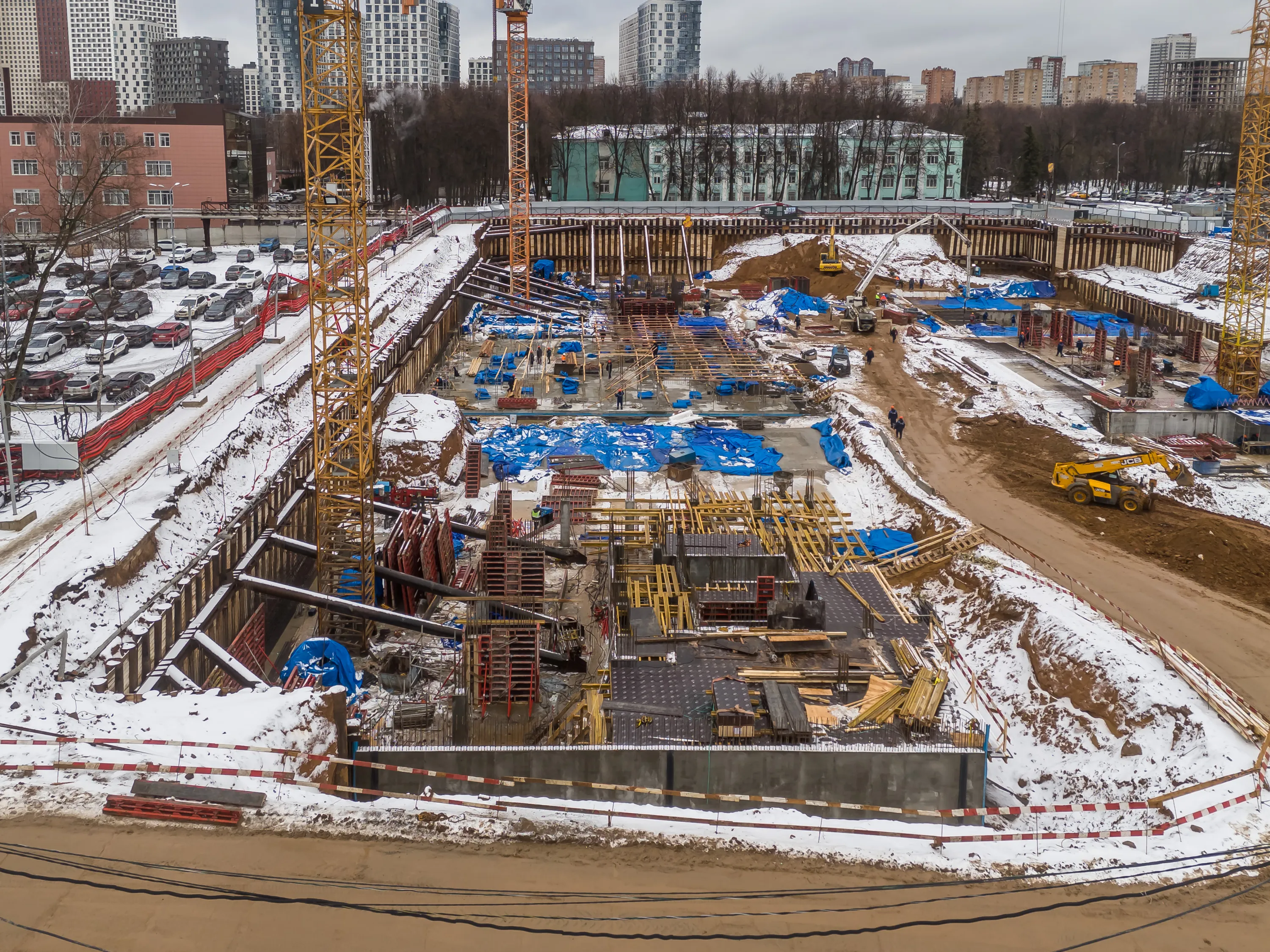 ЖК SET (СEТ) ход строительства