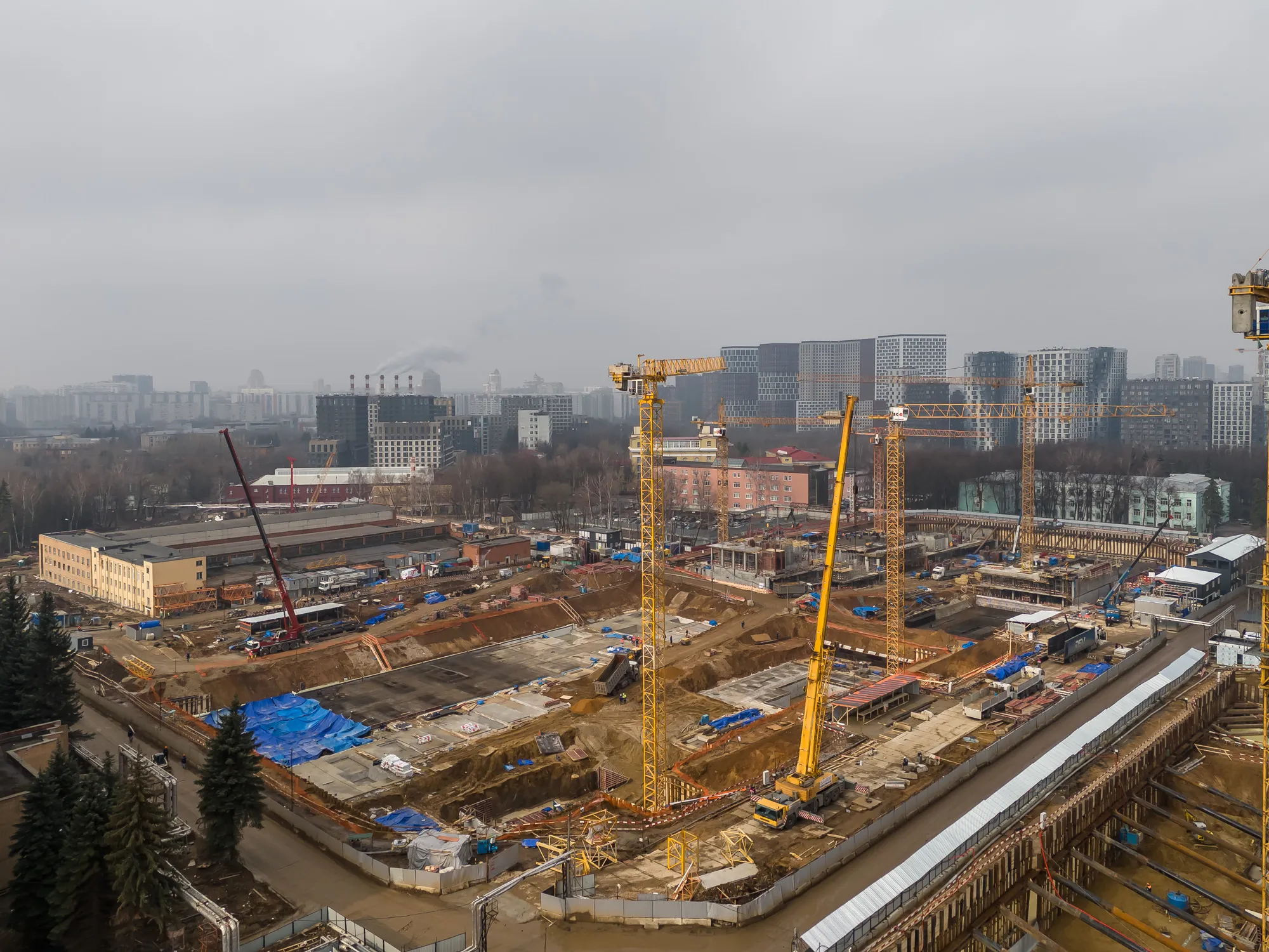 ЖК SET (СEТ) ход строительства