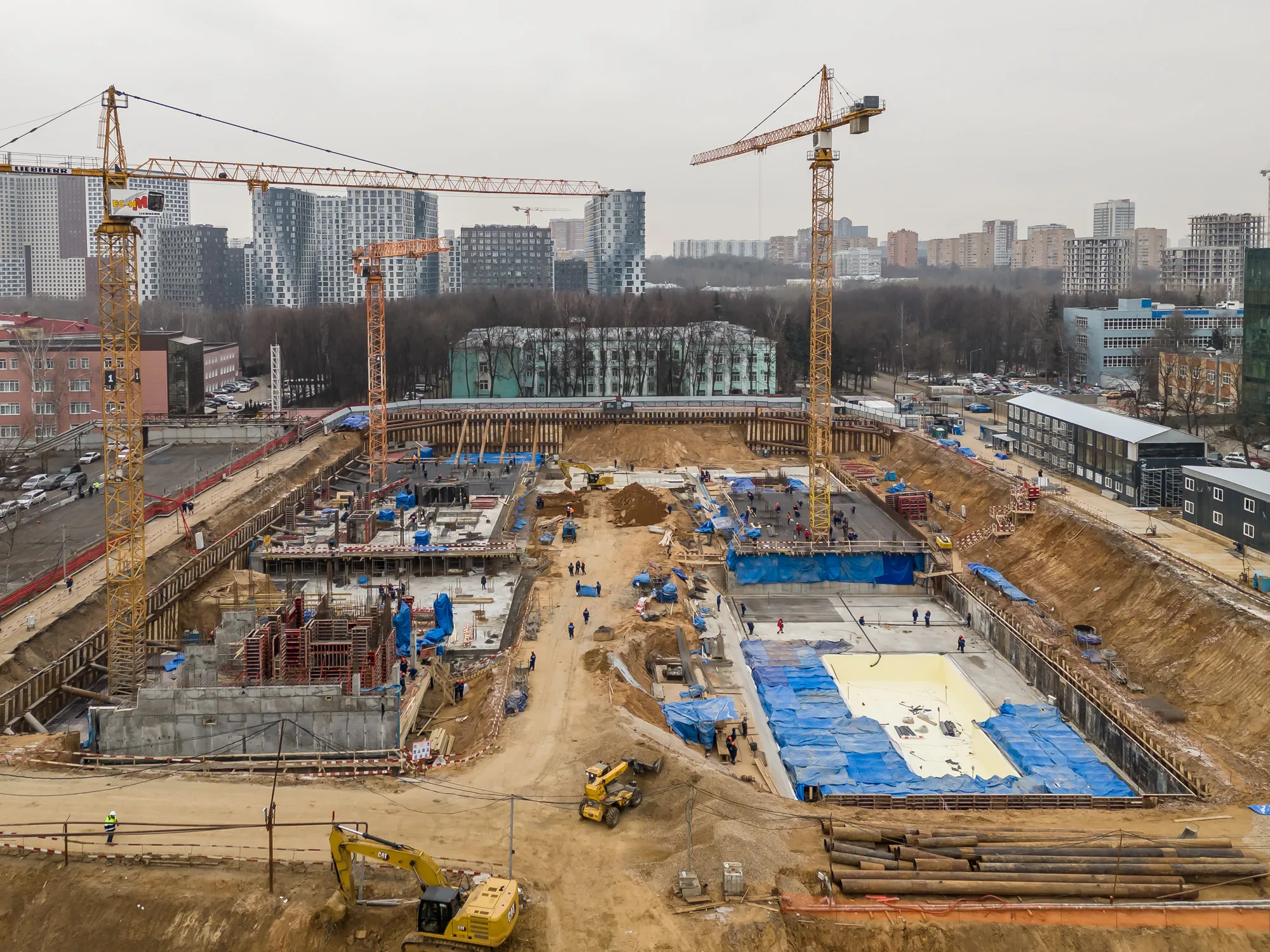 ЖК SET (СEТ) ход строительства