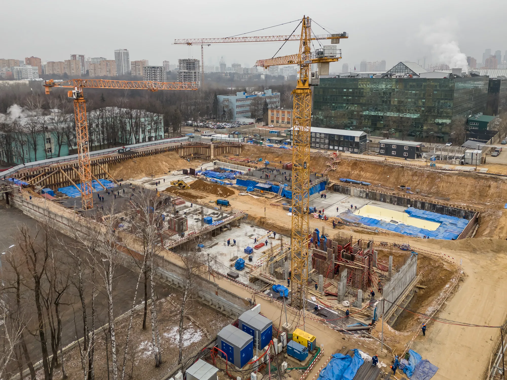 ЖК SET (СEТ) ход строительства