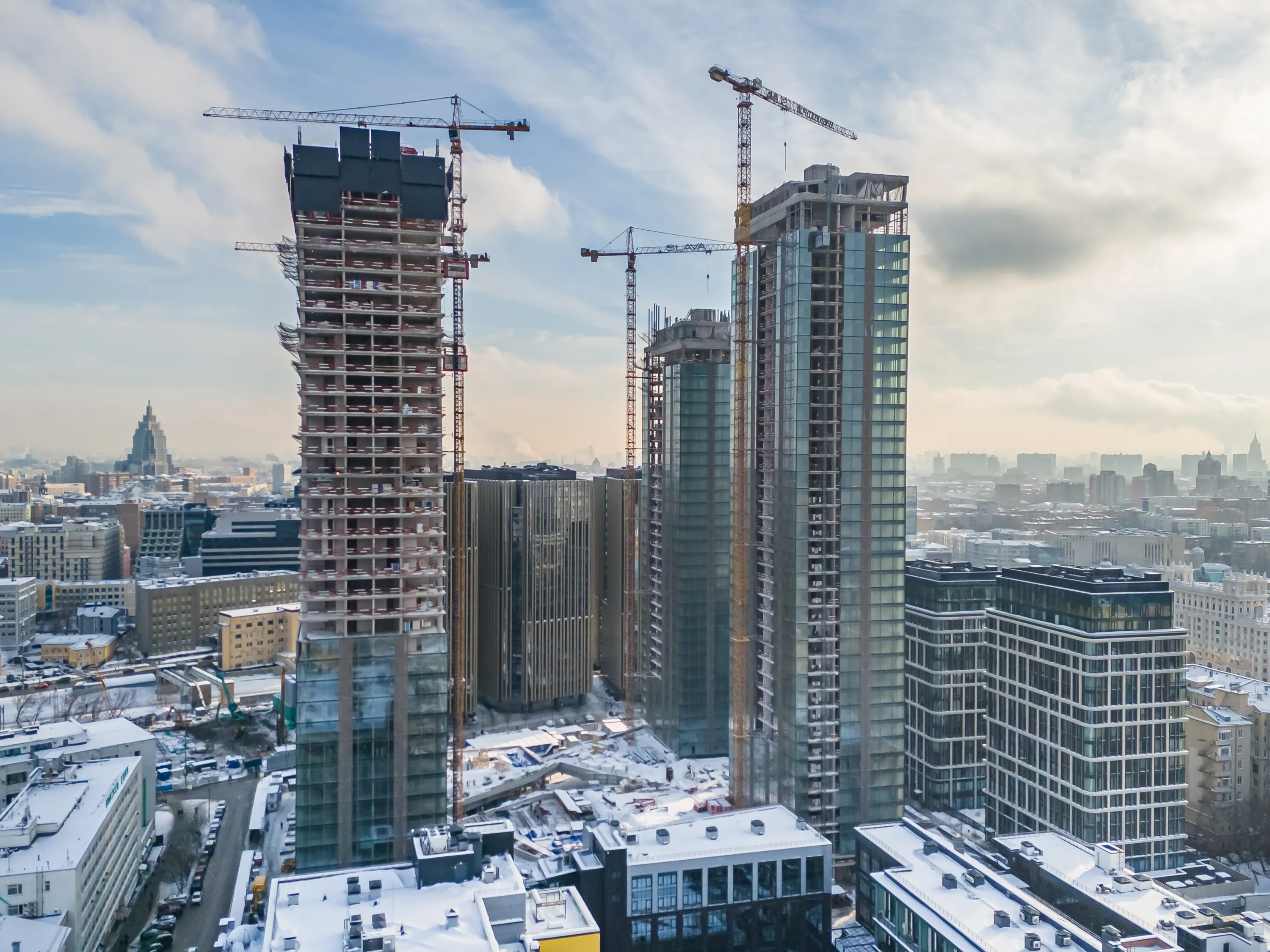 ЖК Жилой комплекс премиум-класса SLAVA (СЛАВА) ход строительства