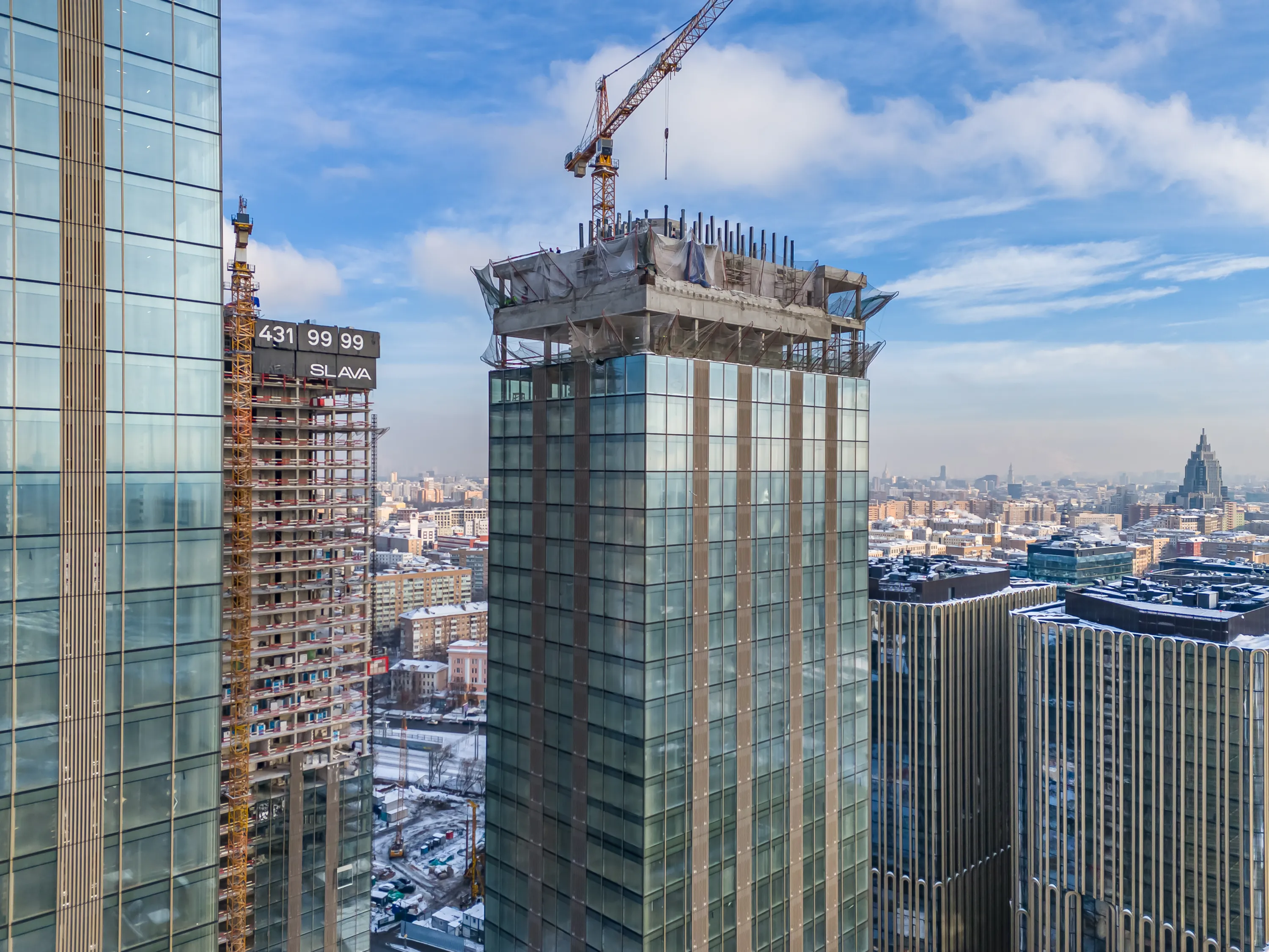 ЖК Жилой комплекс премиум-класса SLAVA (СЛАВА) ход строительства