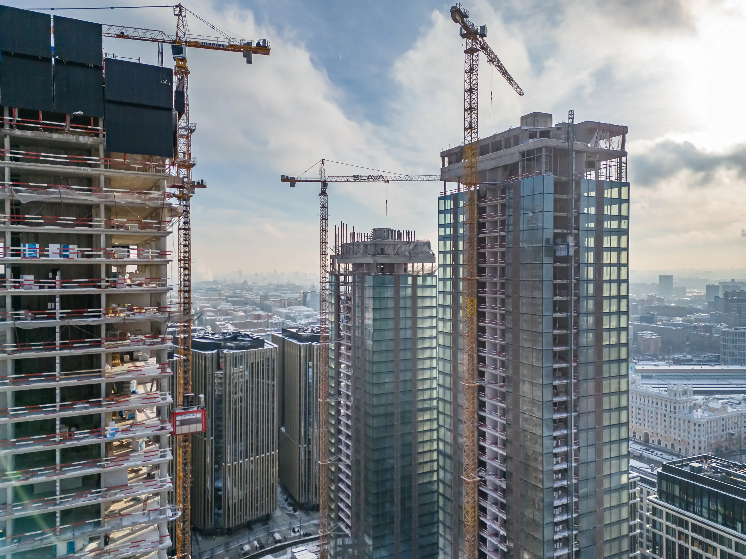 ЖК Жилой комплекс премиум-класса SLAVA (СЛАВА) ход строительства