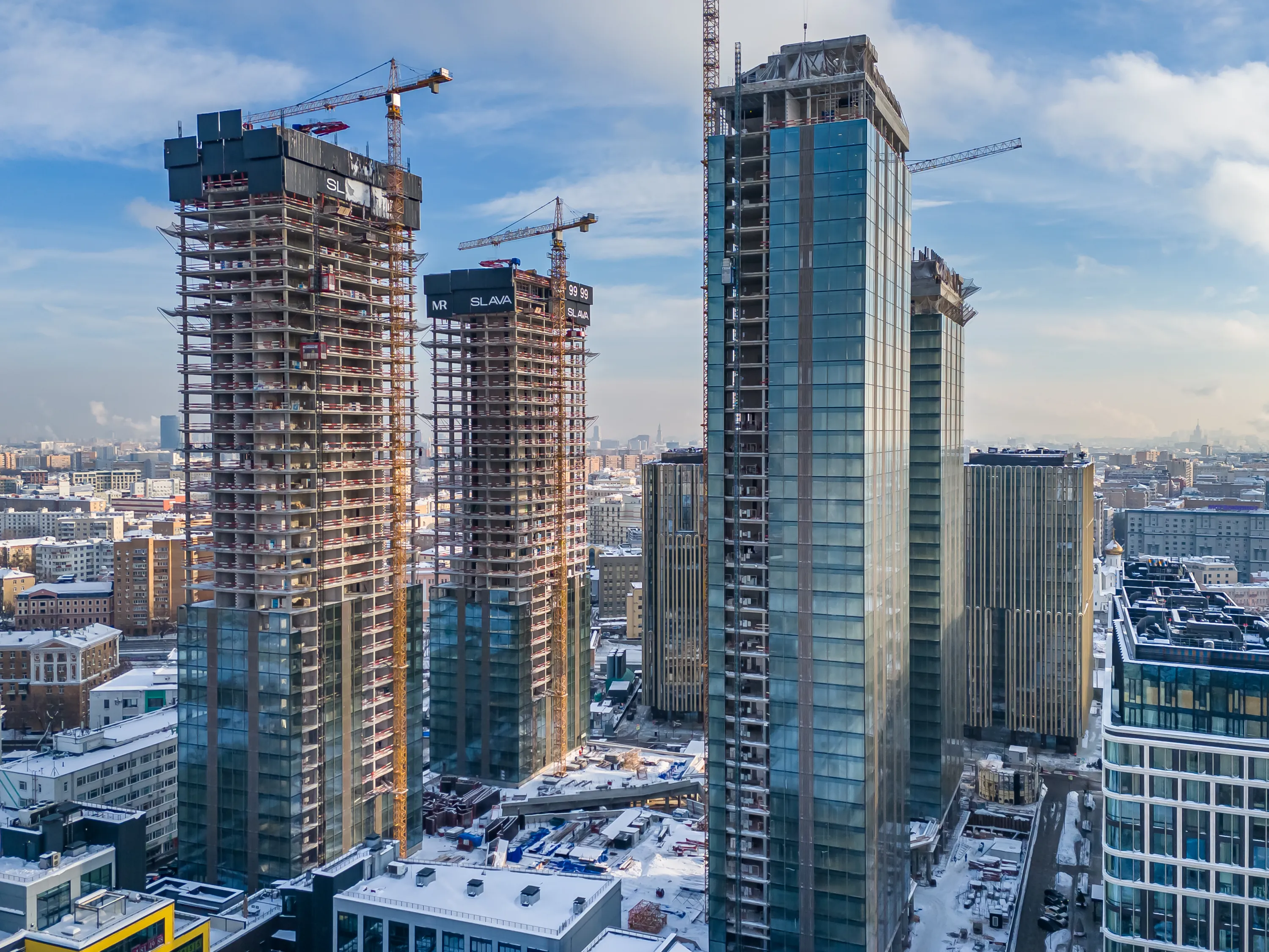 ЖК Жилой комплекс премиум-класса SLAVA (СЛАВА) ход строительства