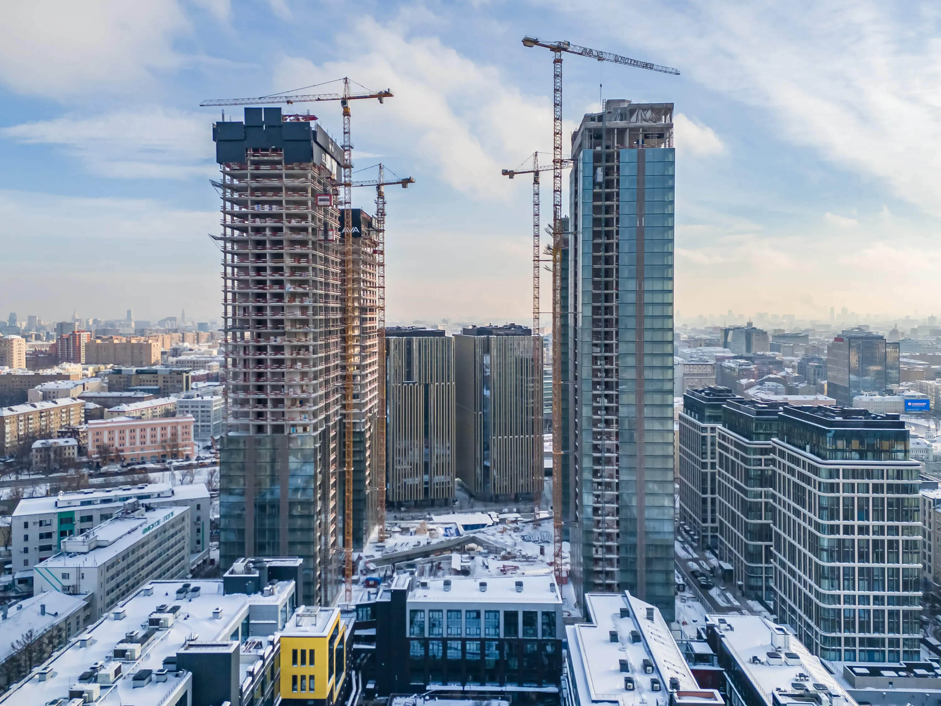 ЖК Жилой комплекс премиум-класса SLAVA (СЛАВА) ход строительства