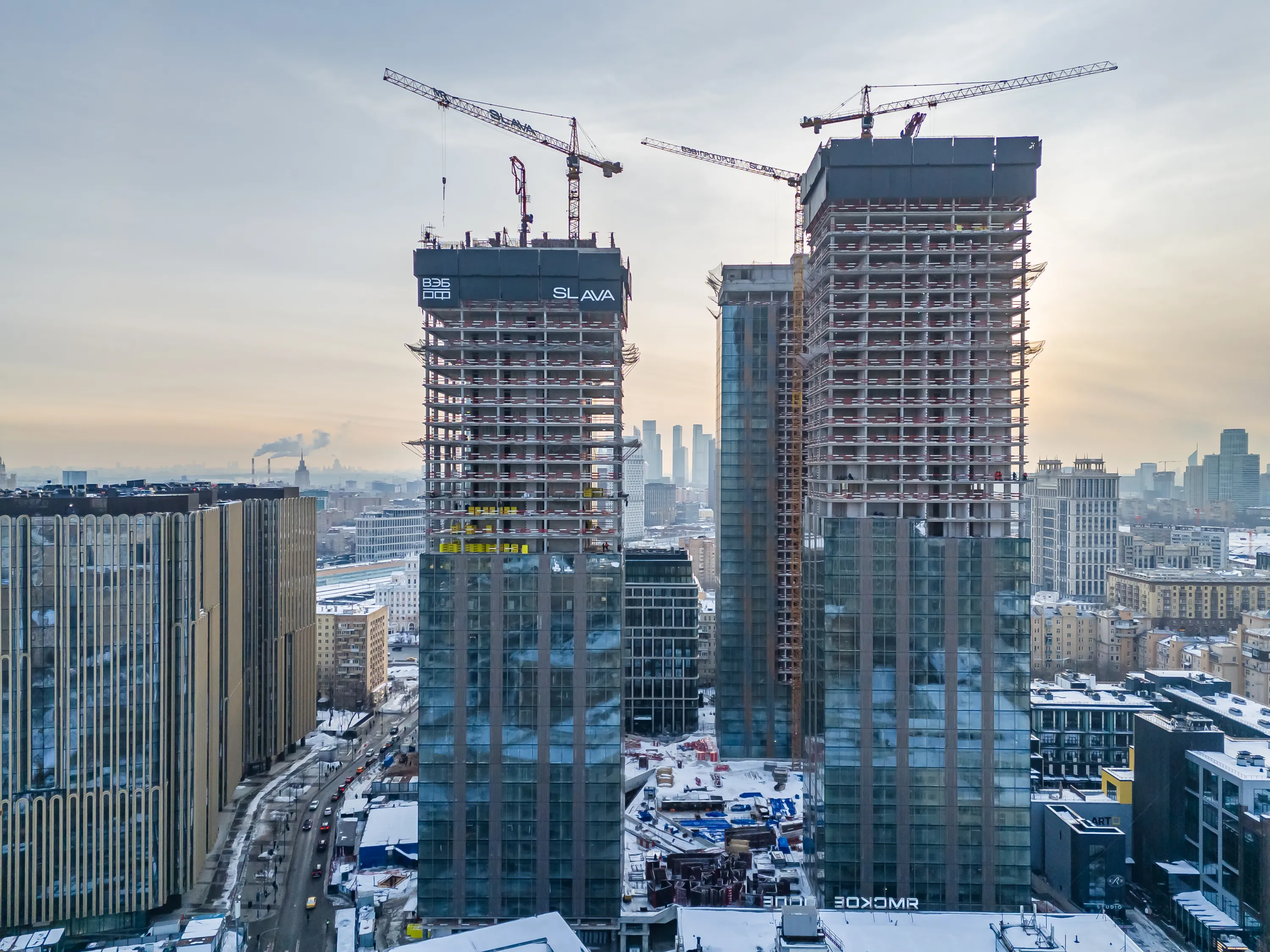 ЖК Жилой комплекс премиум-класса SLAVA (СЛАВА) ход строительства