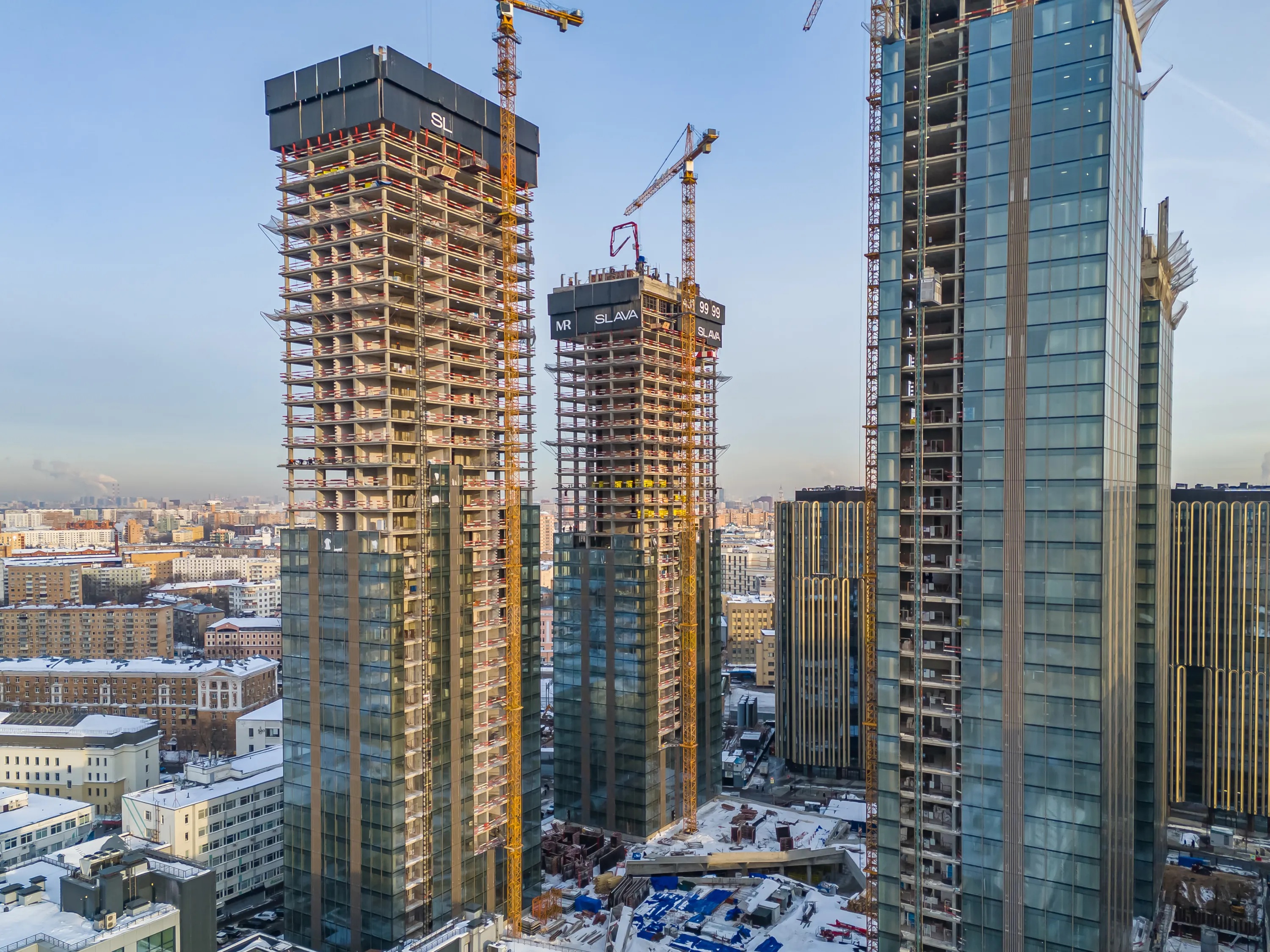 ЖК Жилой комплекс премиум-класса SLAVA (СЛАВА) ход строительства