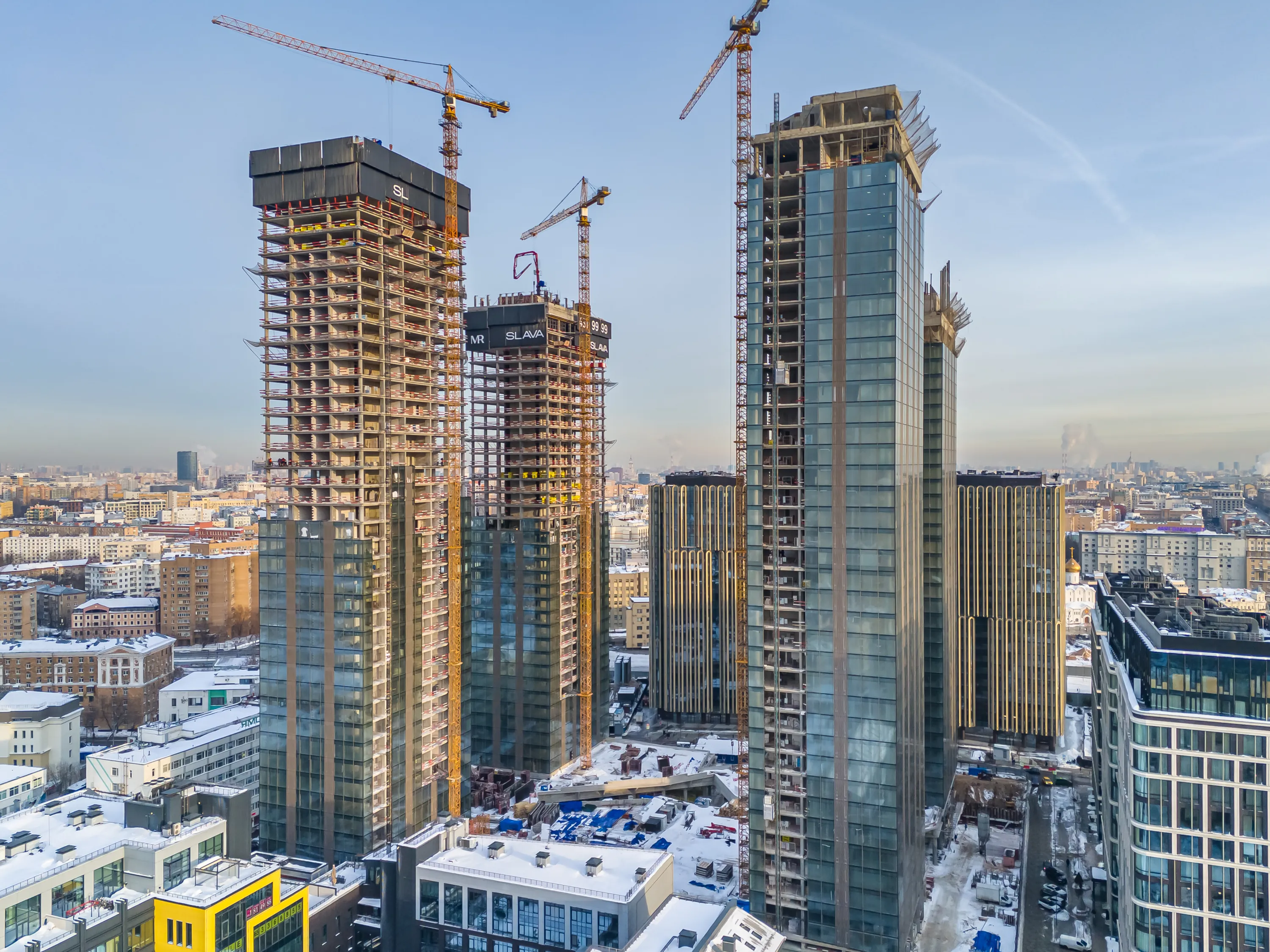 ЖК Жилой комплекс премиум-класса SLAVA (СЛАВА) ход строительства