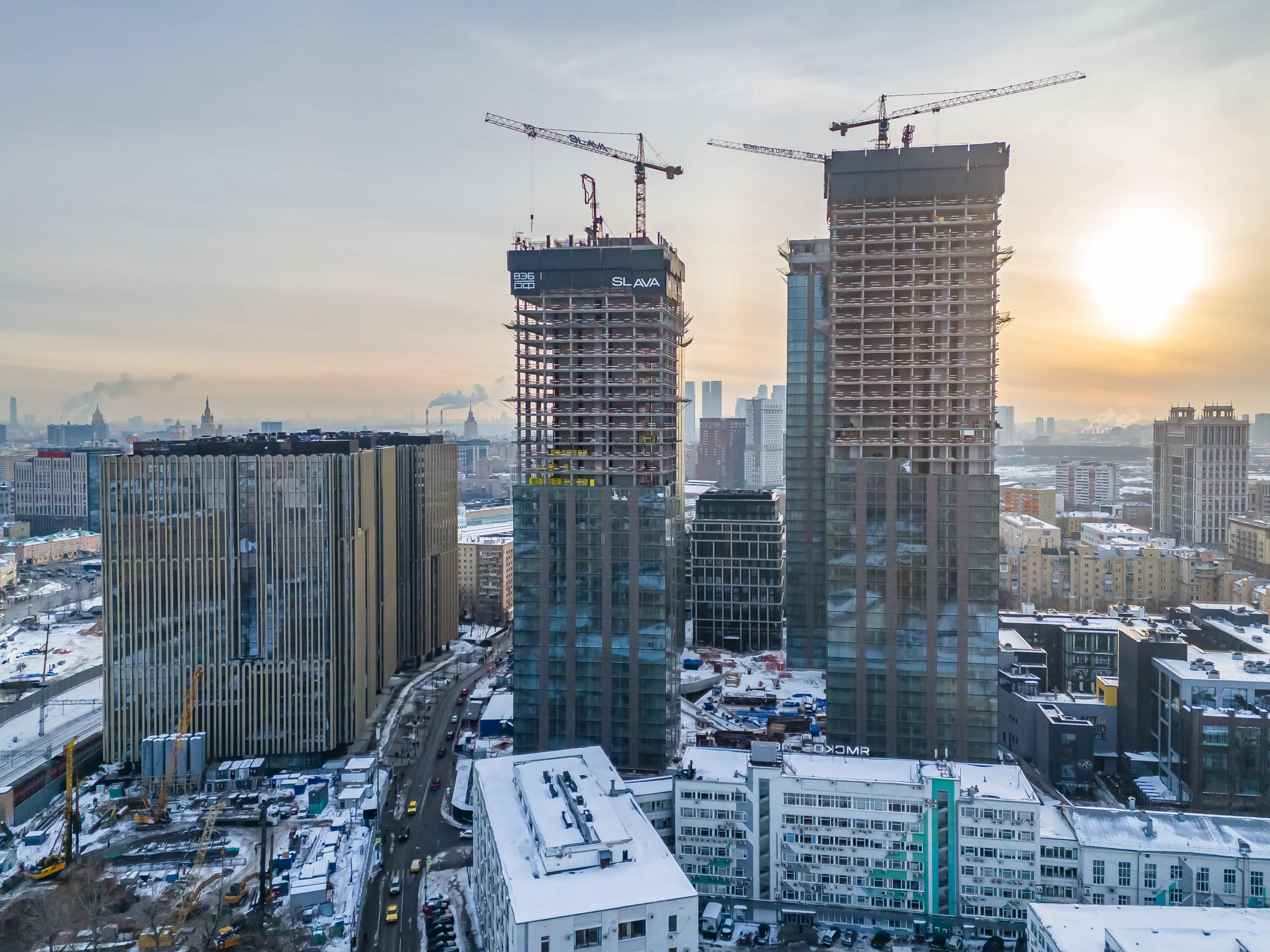 ЖК Жилой комплекс премиум-класса SLAVA (СЛАВА) ход строительства