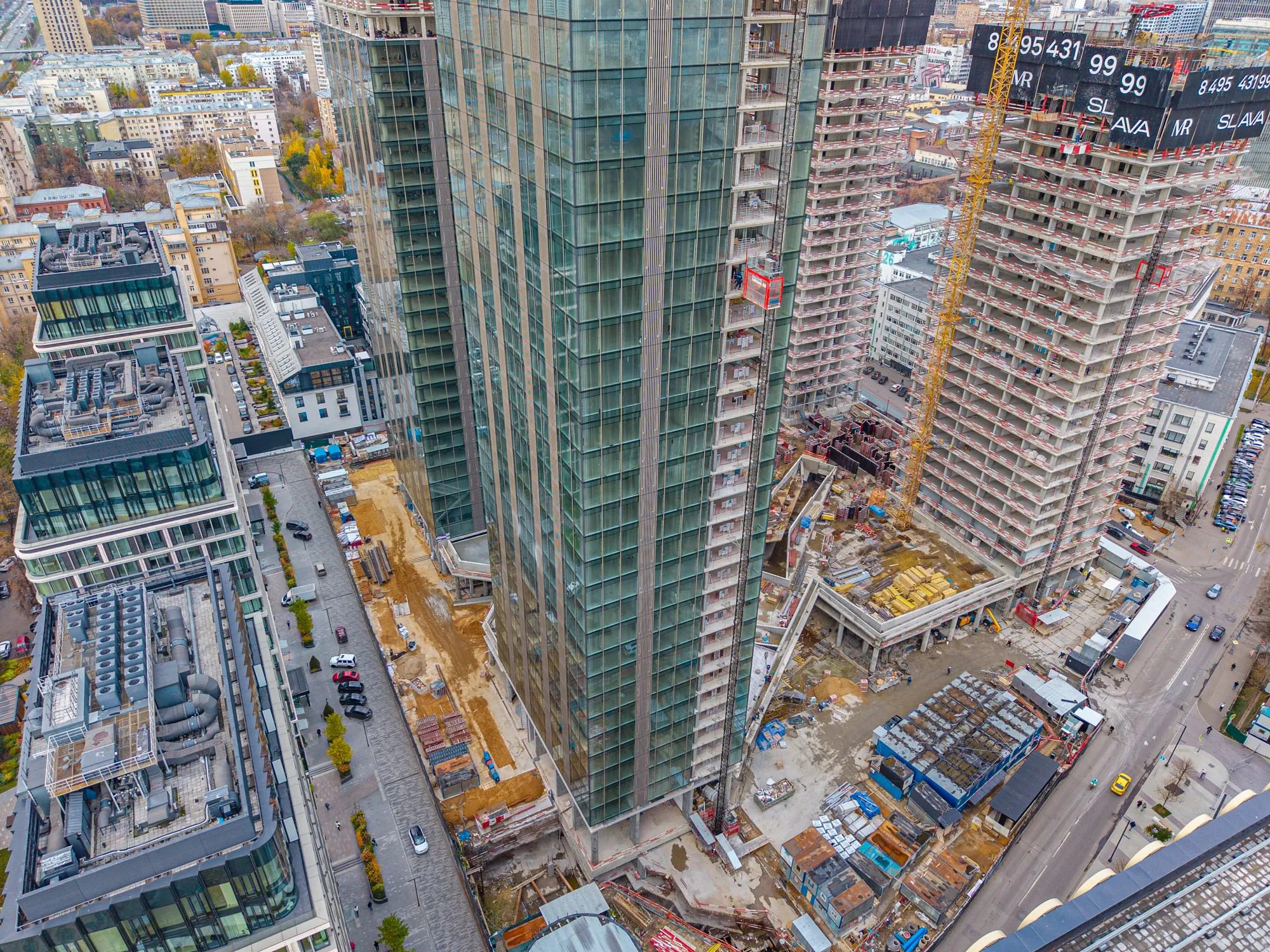 ЖК Жилой комплекс премиум-класса SLAVA (СЛАВА) ход строительства