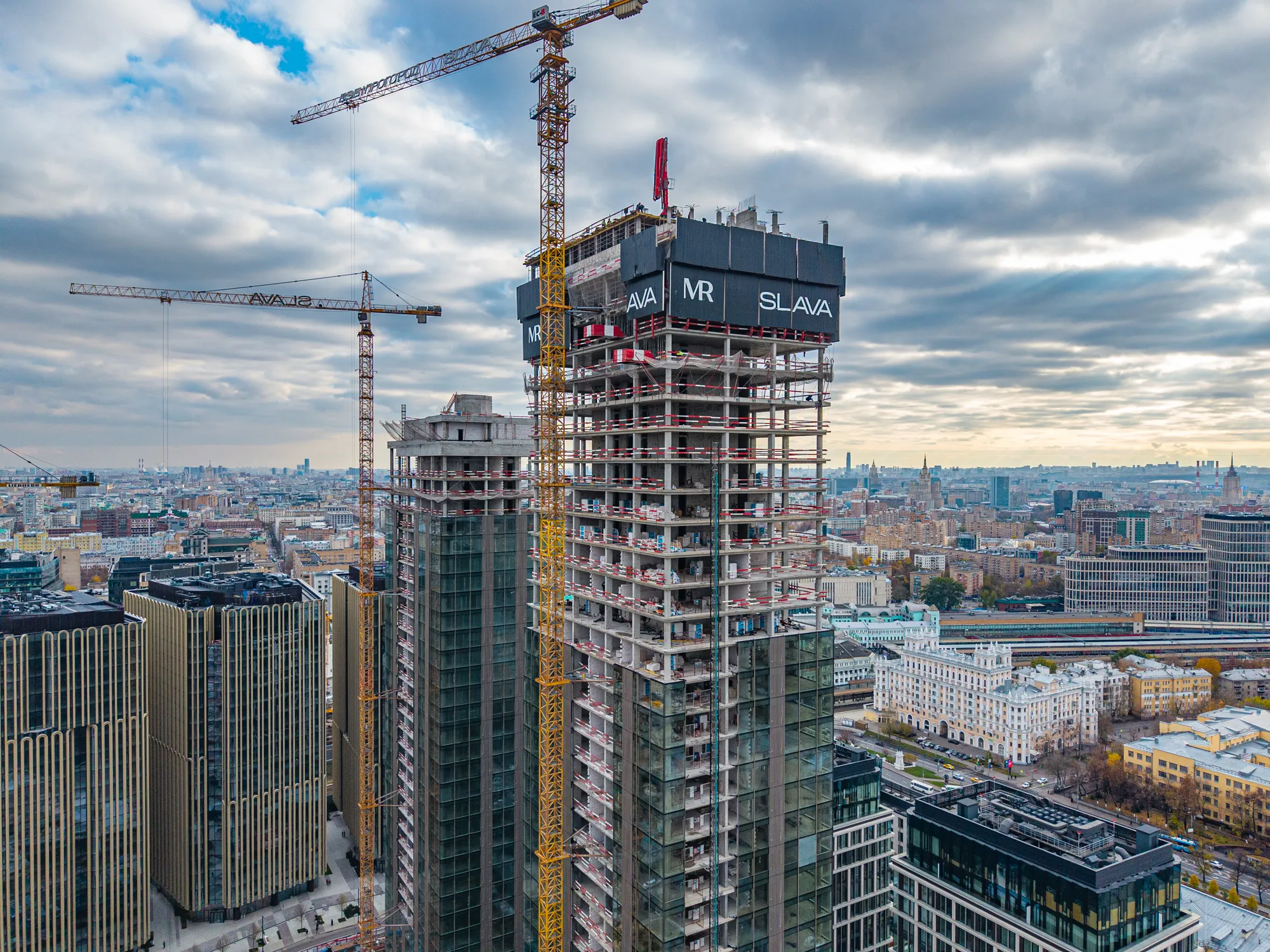 ЖК Жилой комплекс премиум-класса SLAVA (СЛАВА) ход строительства