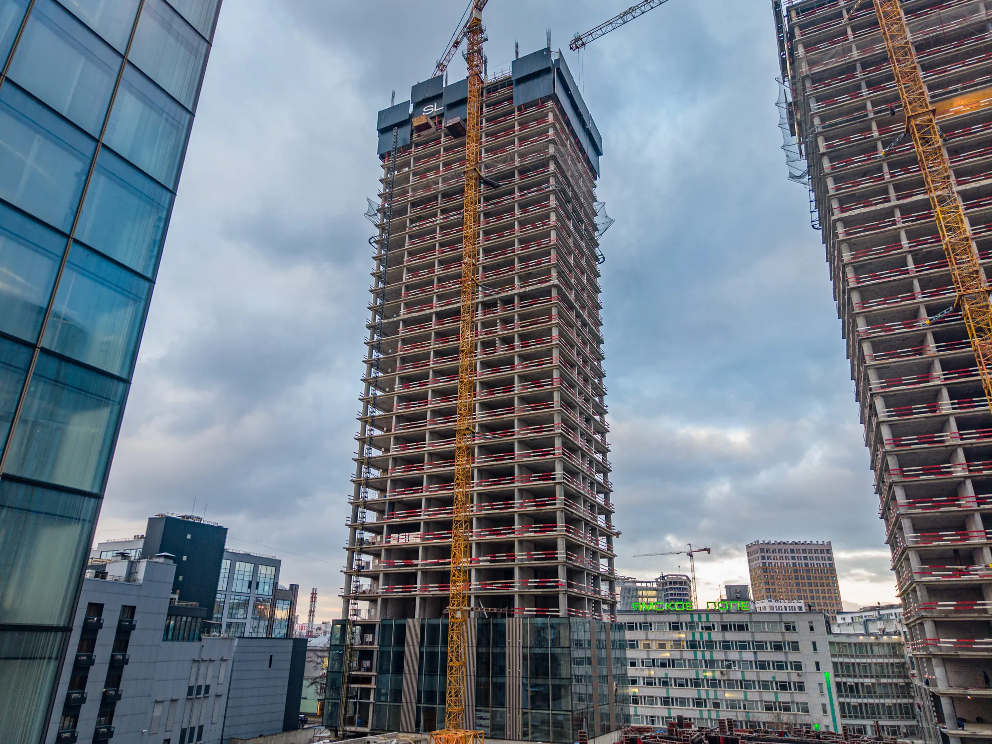 ЖК Жилой комплекс премиум-класса SLAVA (СЛАВА) ход строительства