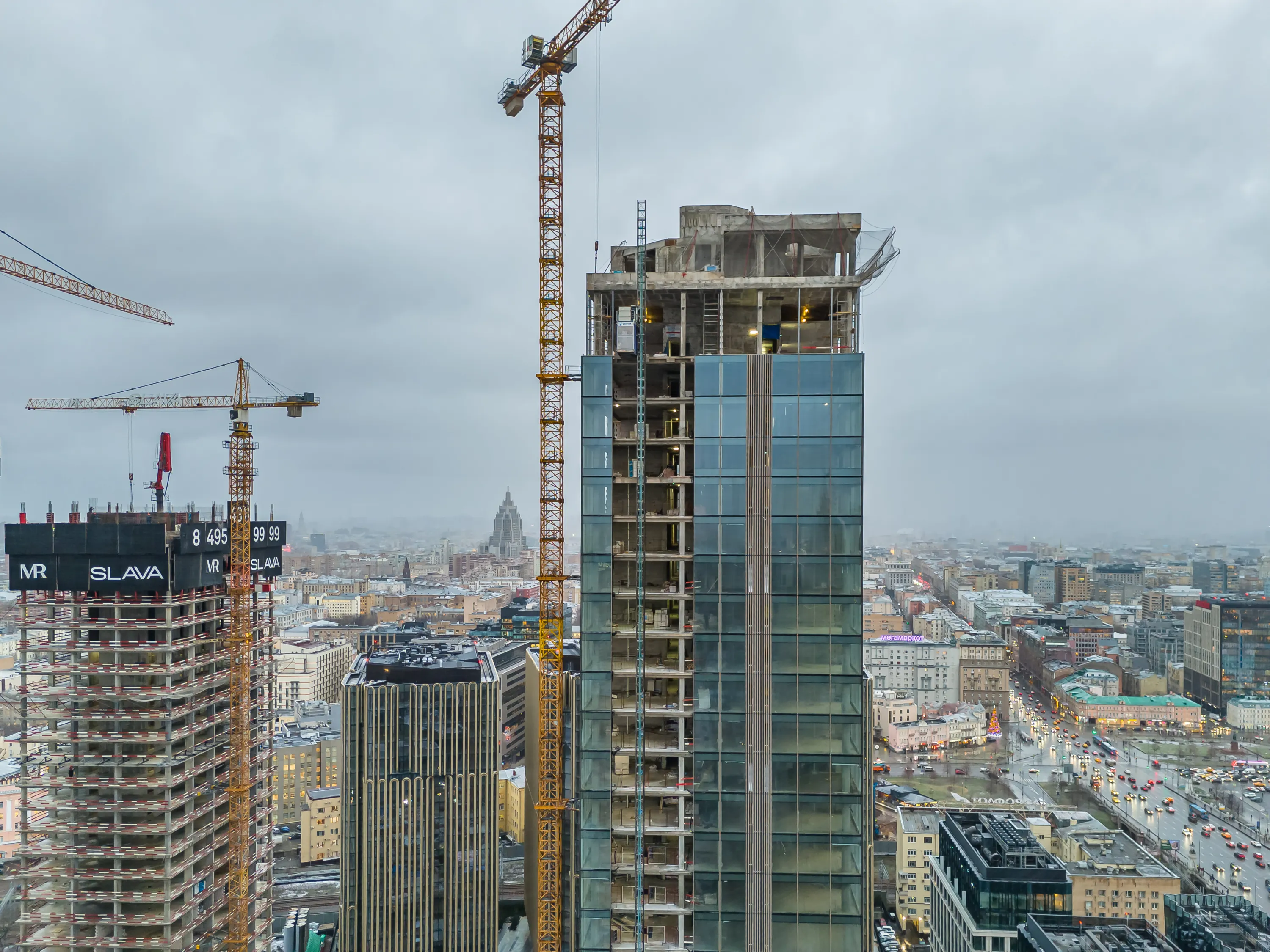 ЖК Жилой комплекс премиум-класса SLAVA (СЛАВА) ход строительства