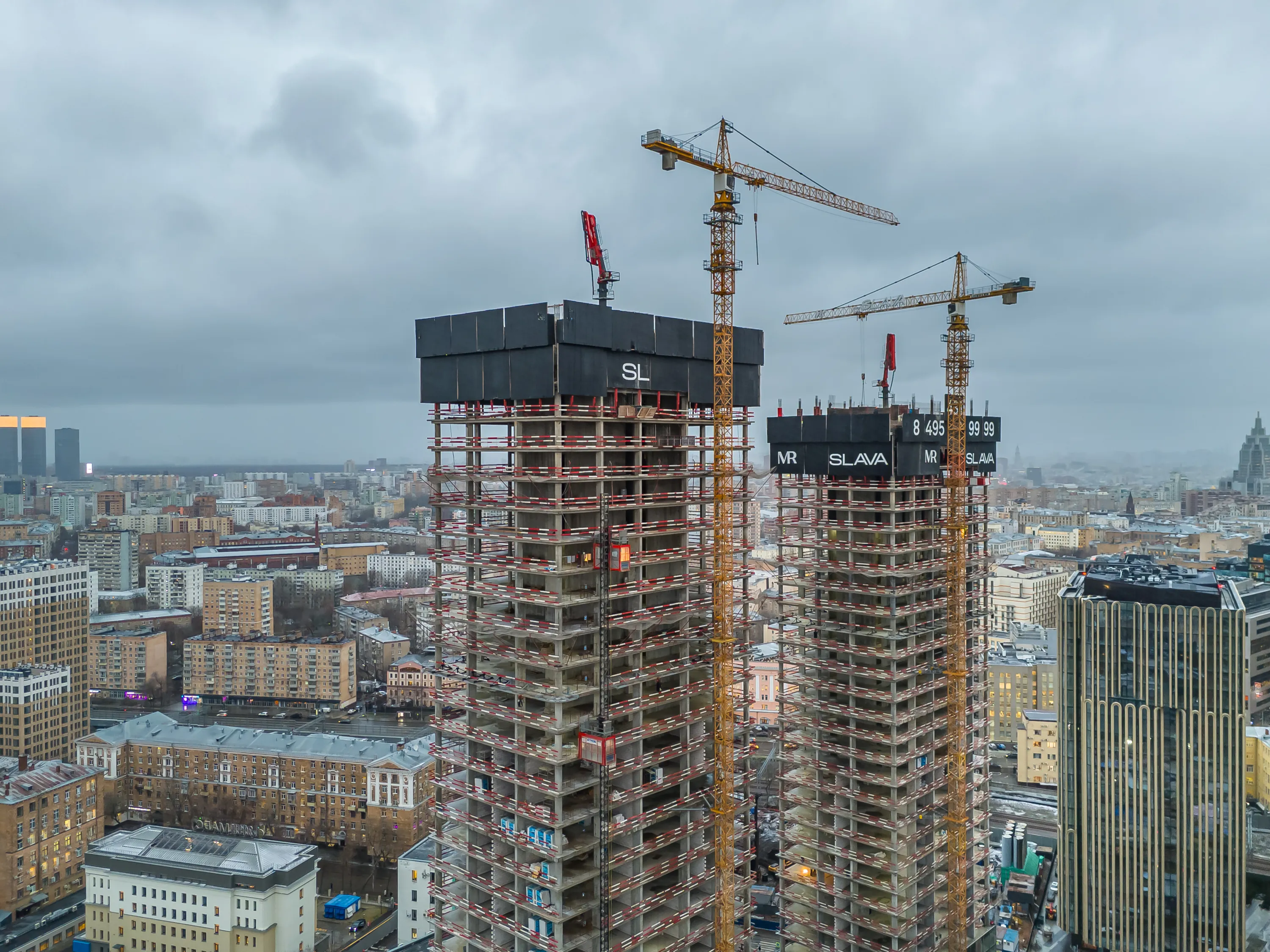ЖК Жилой комплекс премиум-класса SLAVA (СЛАВА) ход строительства