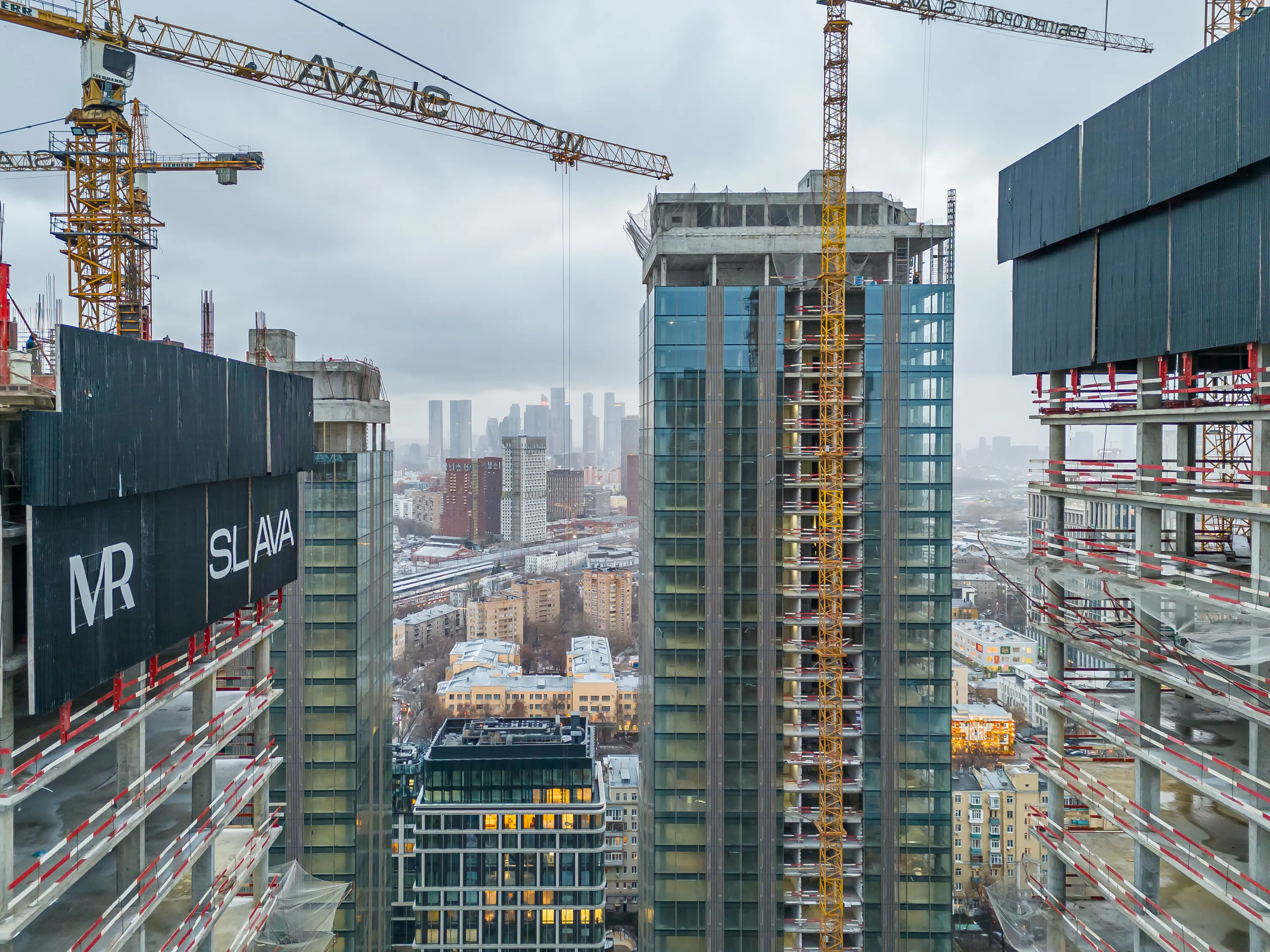 ЖК Жилой комплекс премиум-класса SLAVA (СЛАВА) ход строительства