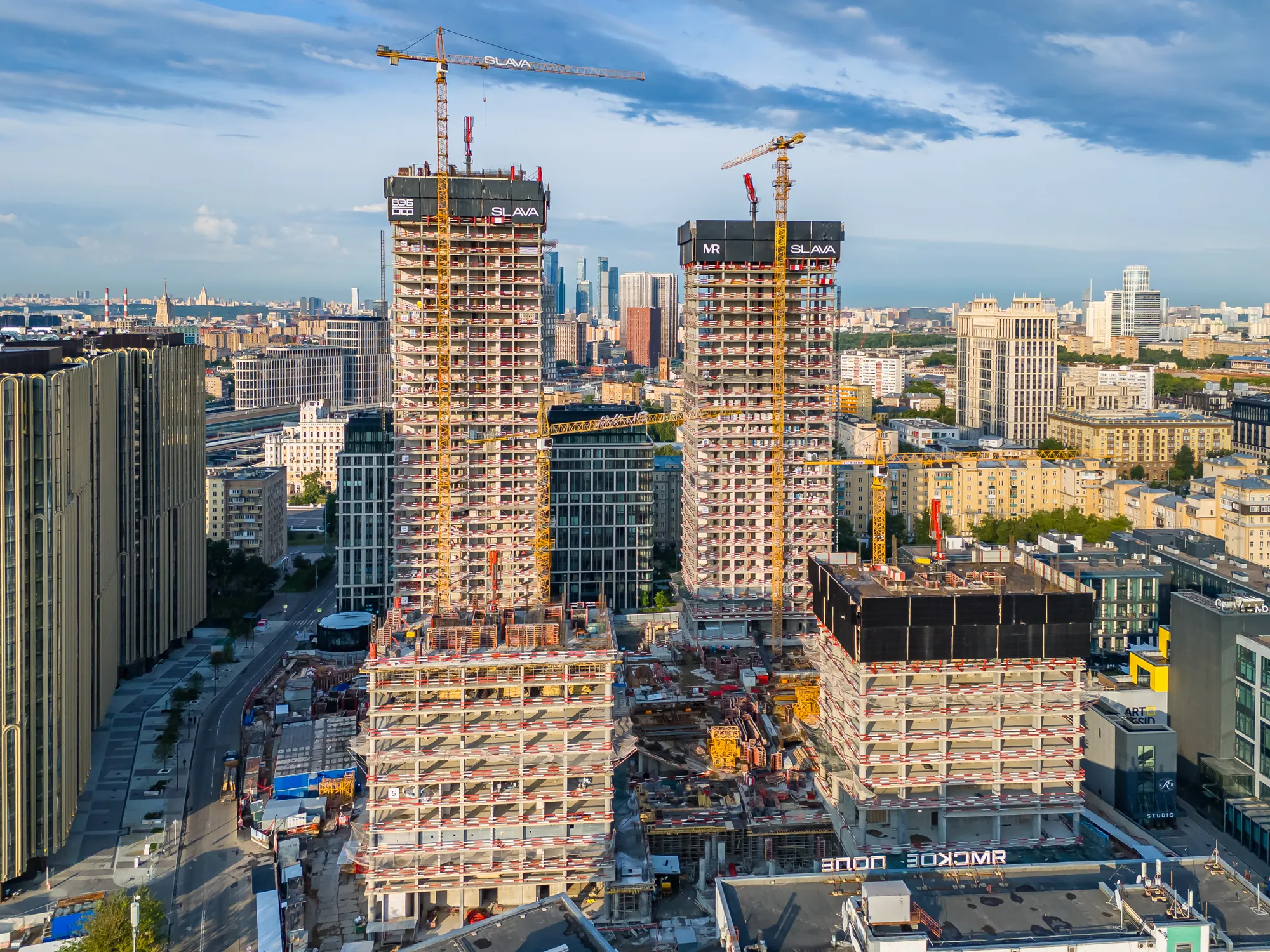 ЖК Жилой комплекс премиум-класса SLAVA (СЛАВА) ход строительства