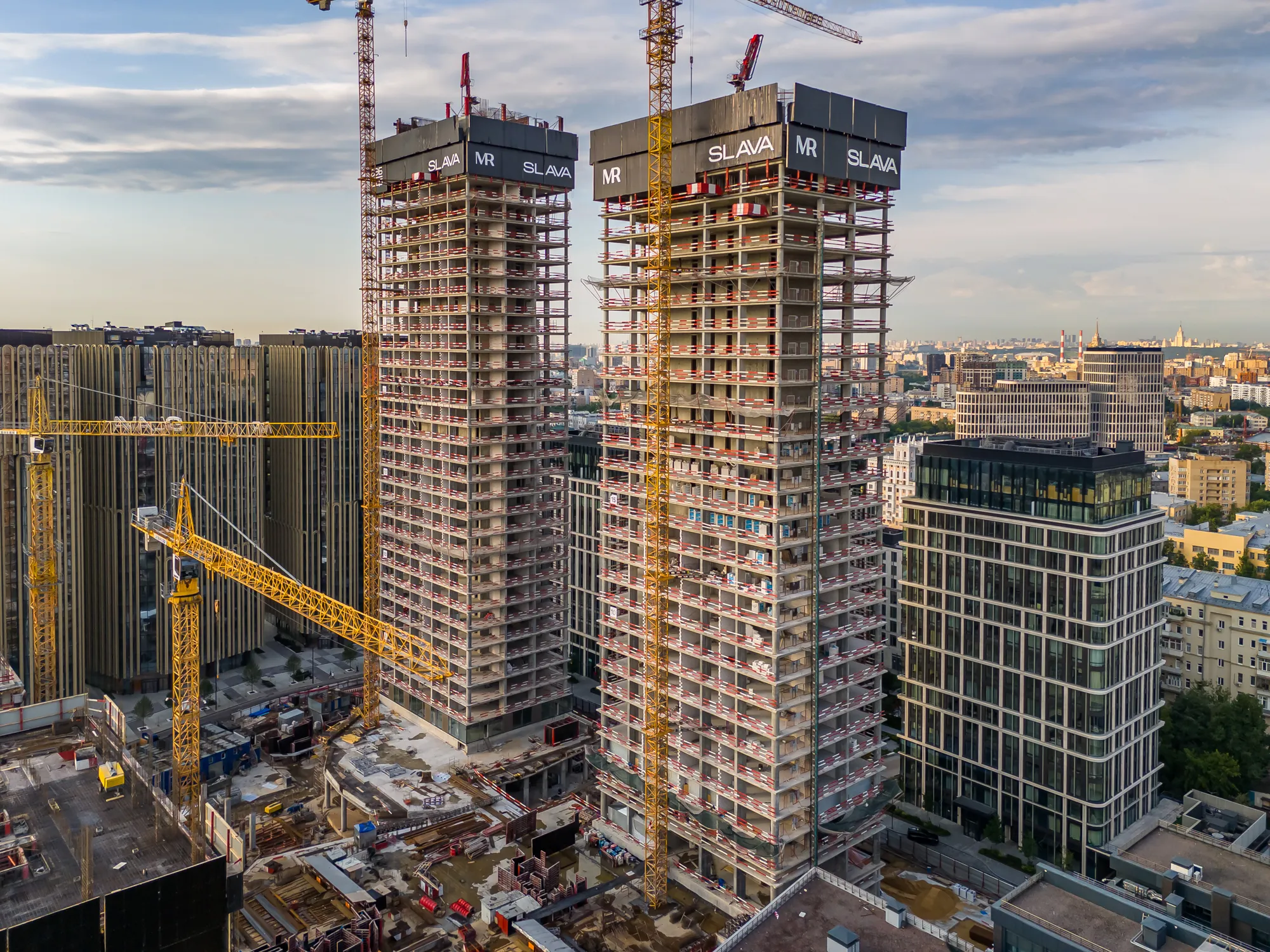 ЖК Жилой комплекс премиум-класса SLAVA (СЛАВА) ход строительства