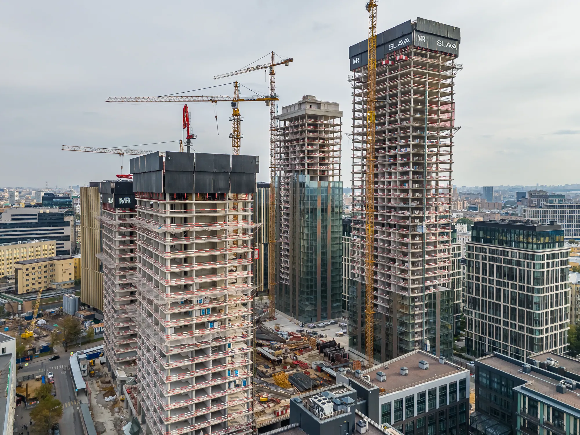ЖК Жилой комплекс премиум-класса SLAVA (СЛАВА) ход строительства