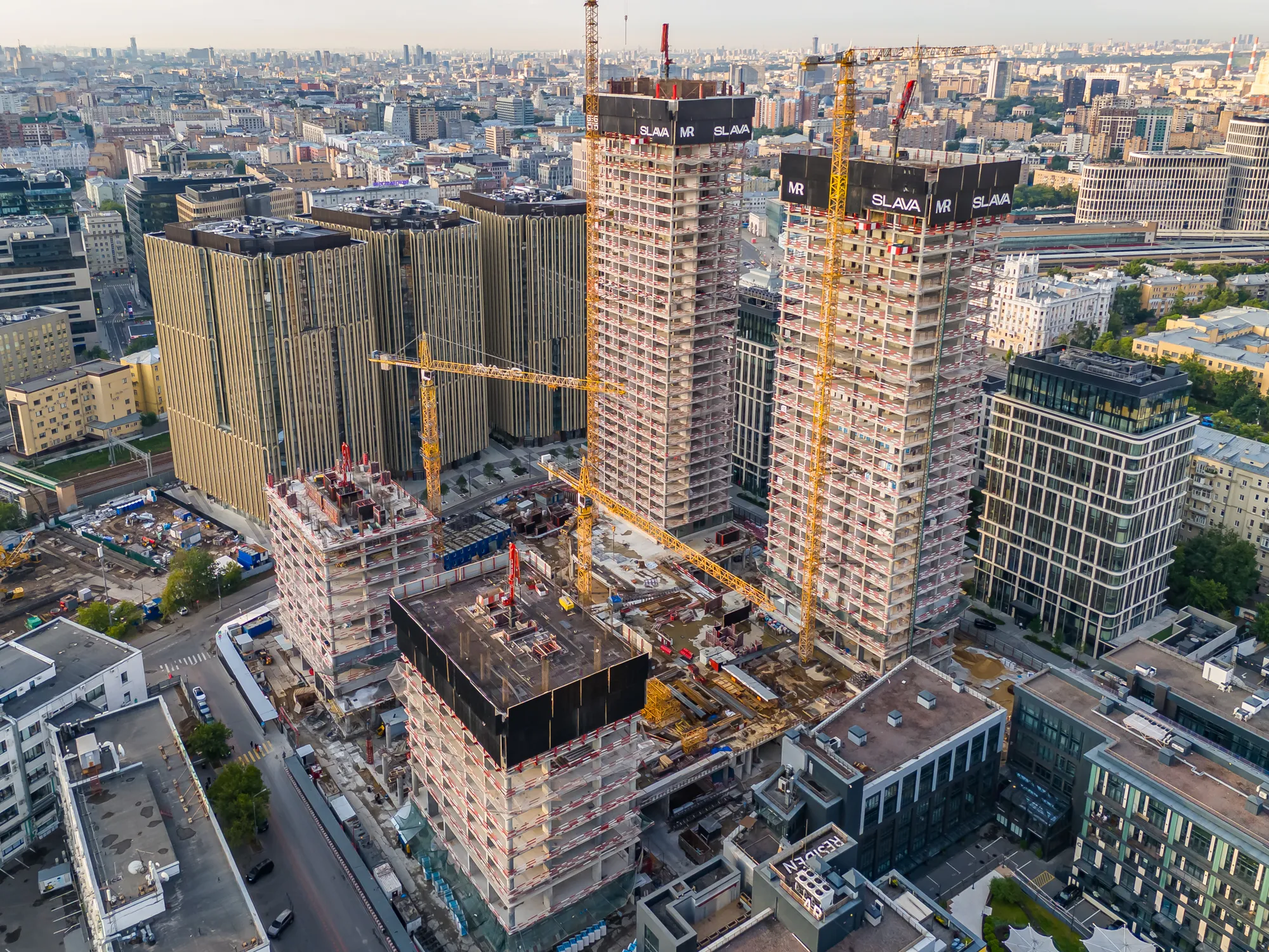 ЖК Жилой комплекс премиум-класса SLAVA (СЛАВА) ход строительства