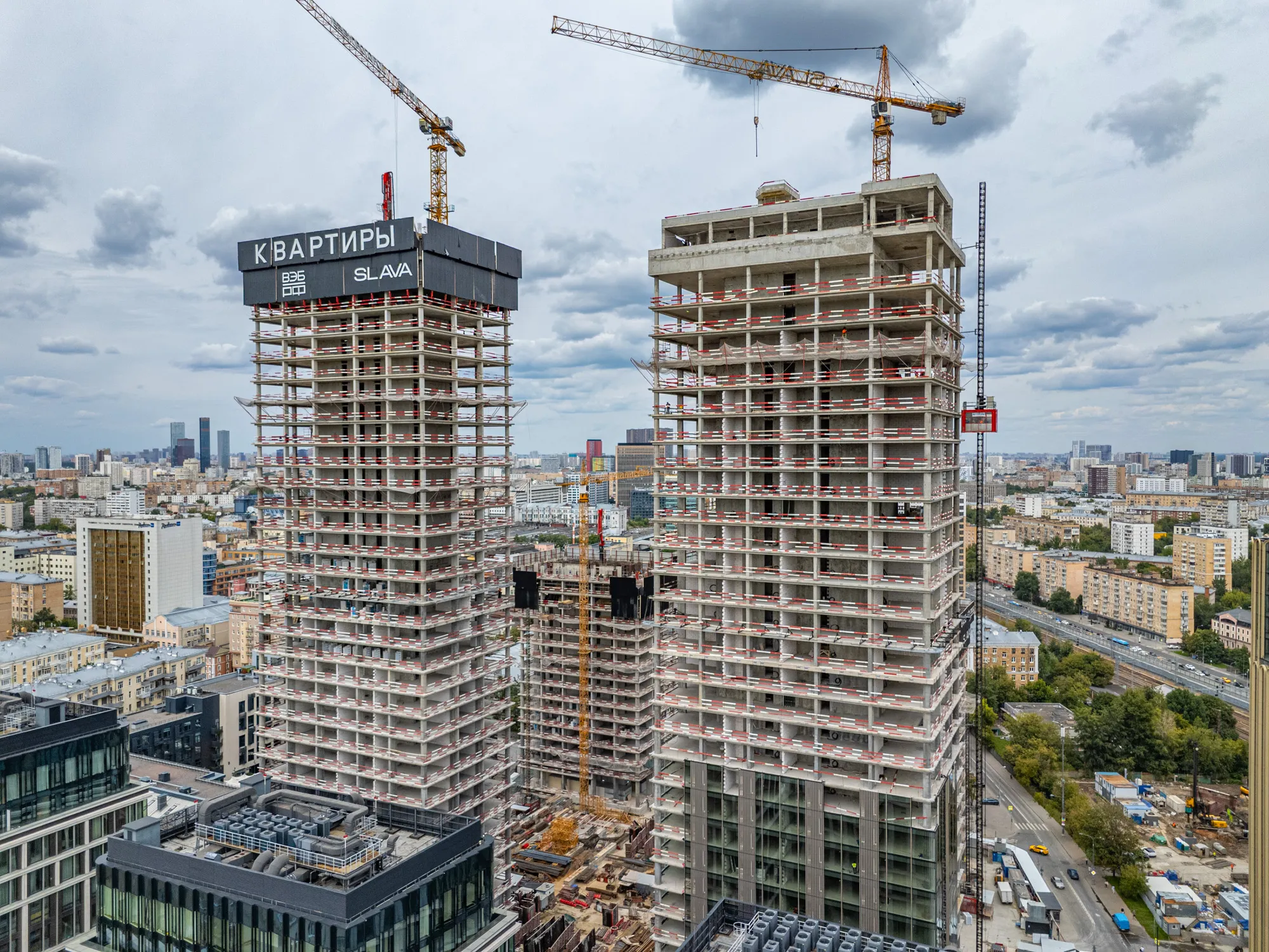 ЖК Жилой комплекс премиум-класса SLAVA (СЛАВА) ход строительства