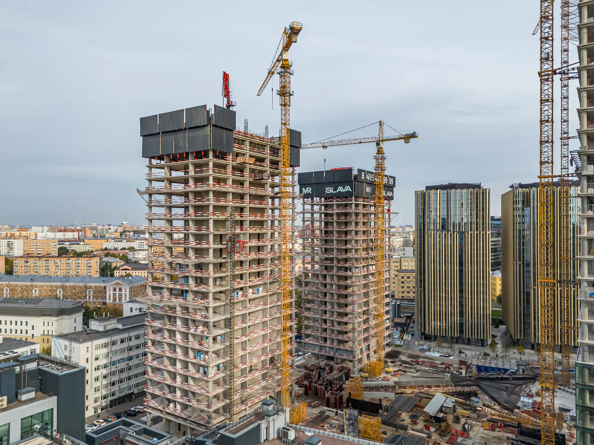 ЖК Жилой комплекс премиум-класса SLAVA (СЛАВА) ход строительства