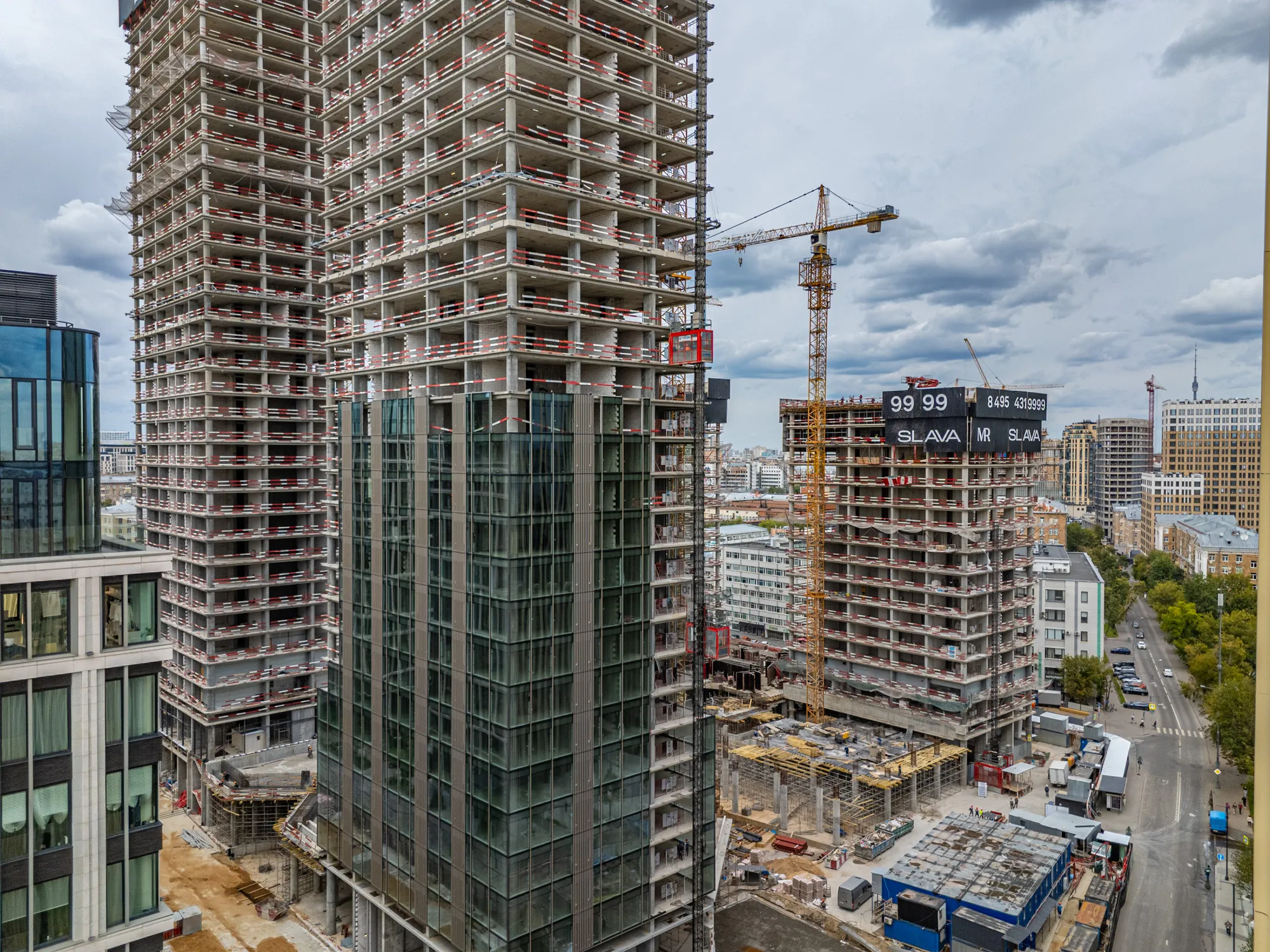 ЖК Жилой комплекс премиум-класса SLAVA (СЛАВА) ход строительства