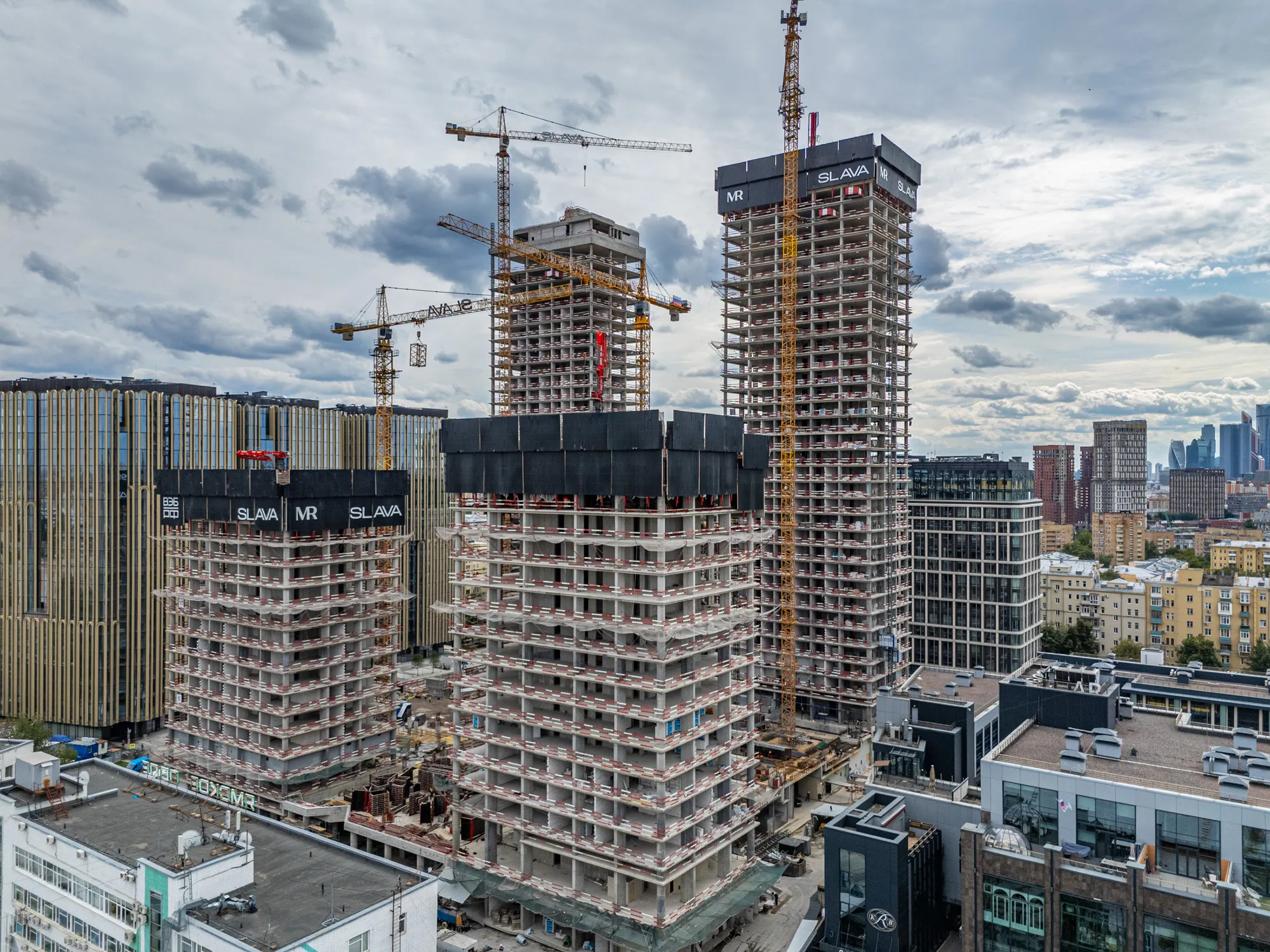 ЖК Жилой комплекс премиум-класса SLAVA (СЛАВА) ход строительства