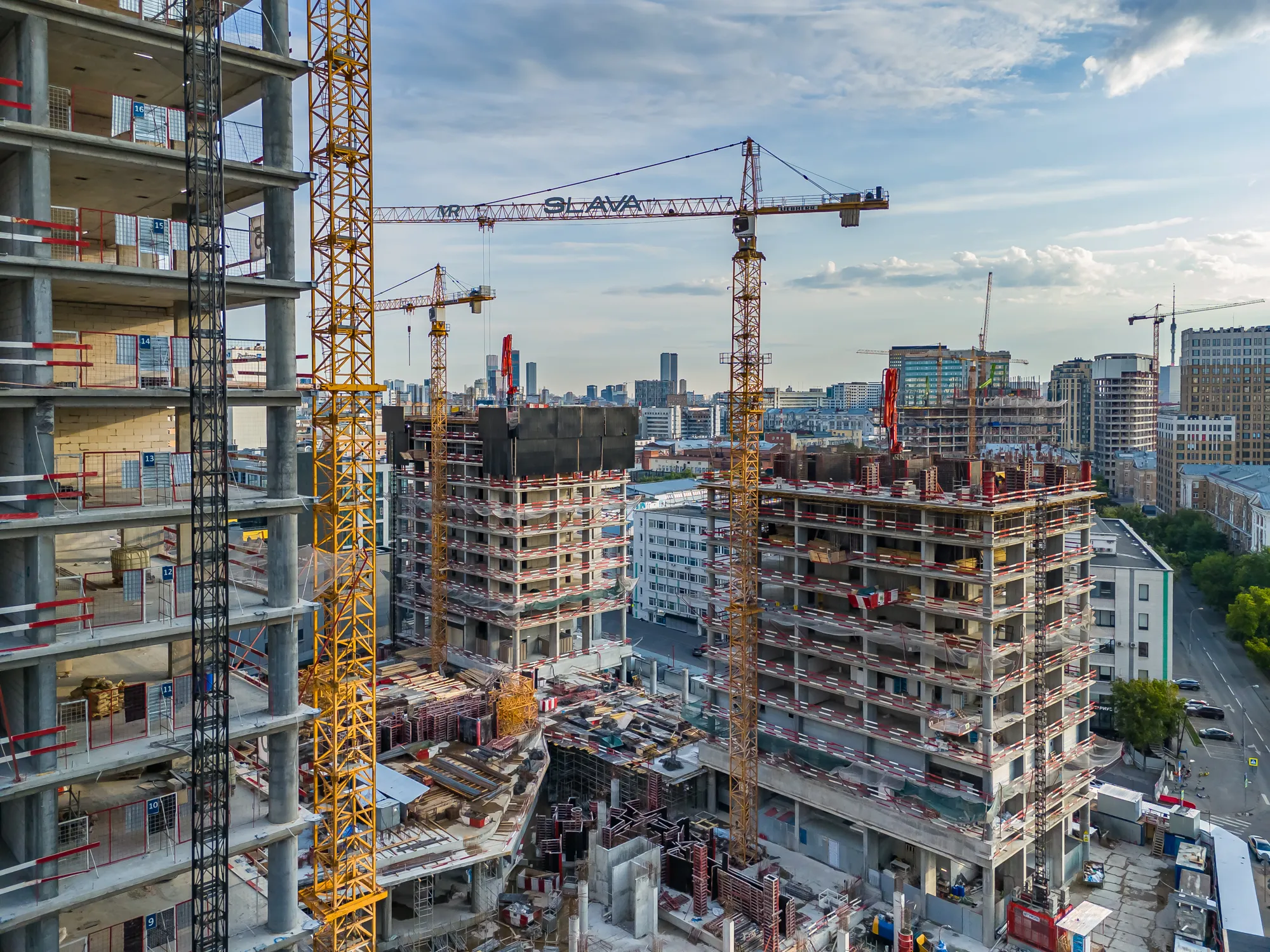 ЖК Жилой комплекс премиум-класса SLAVA (СЛАВА) ход строительства