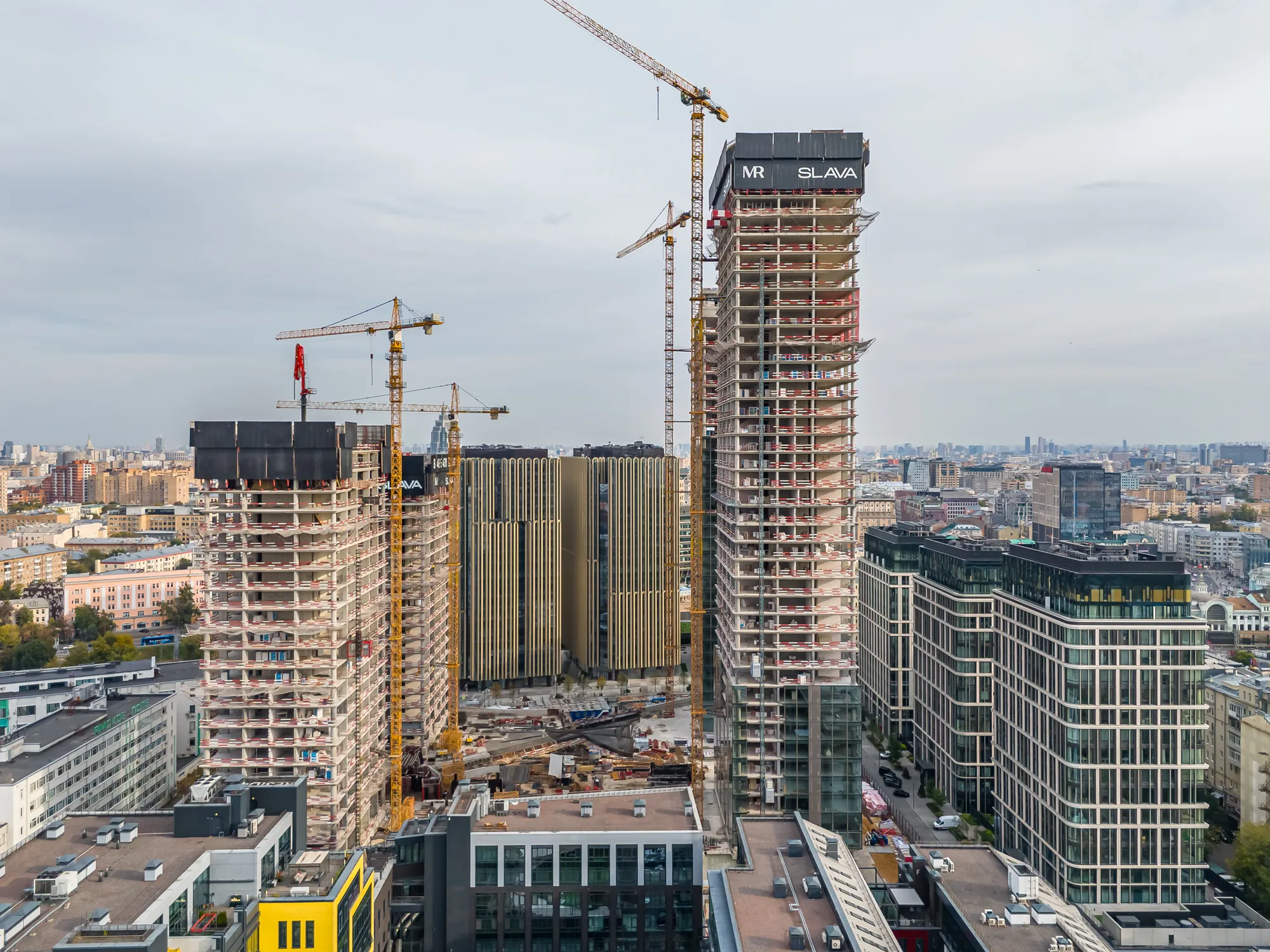 ЖК Жилой комплекс премиум-класса SLAVA (СЛАВА) ход строительства