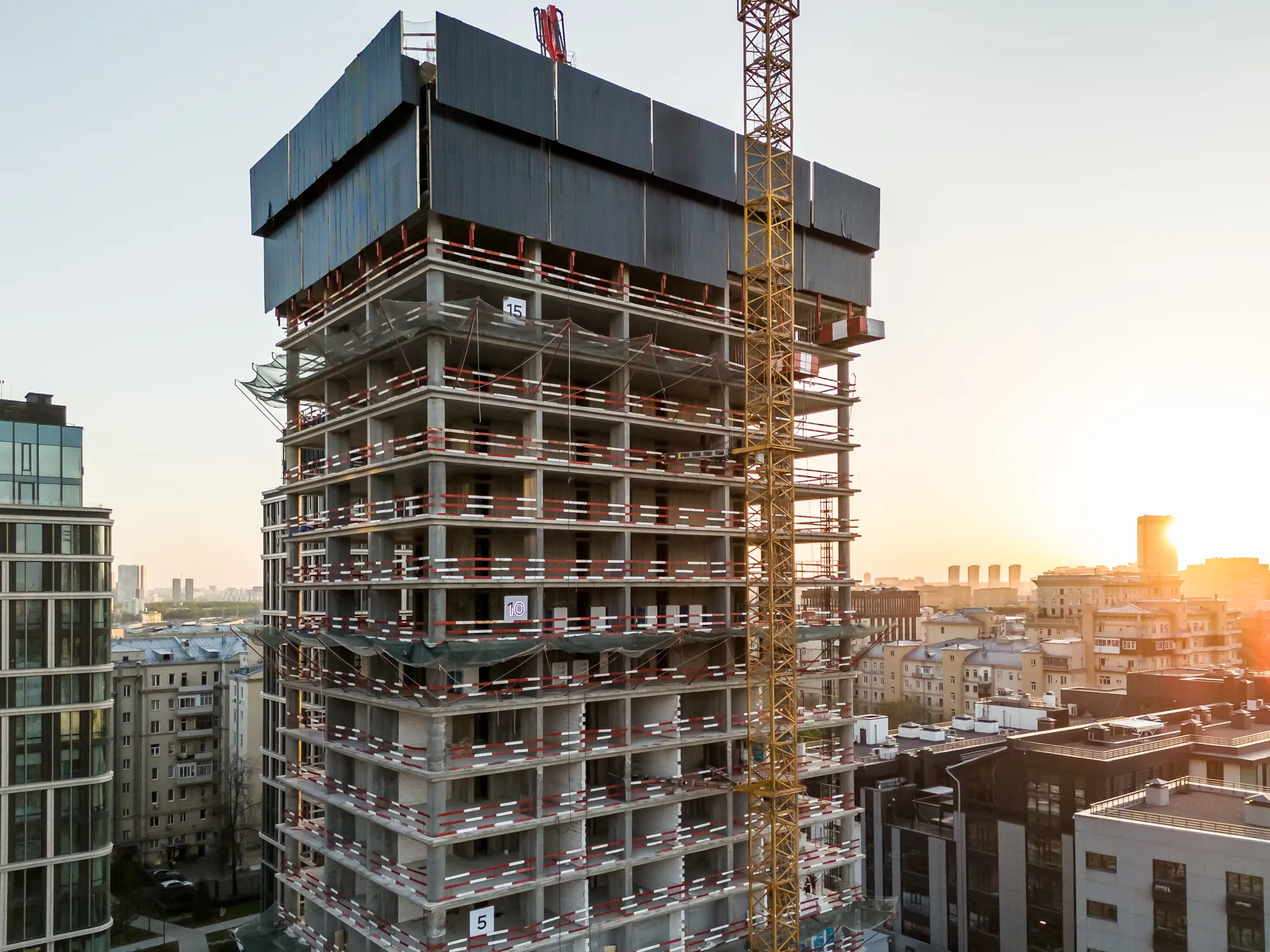 ЖК Жилой комплекс премиум-класса SLAVA (СЛАВА) ход строительства