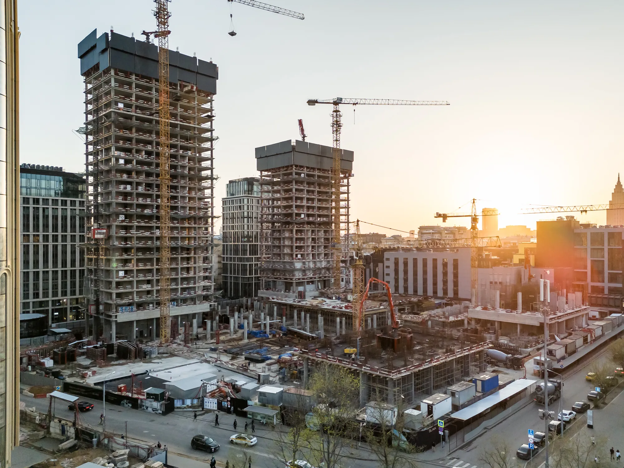 ЖК Жилой комплекс премиум-класса SLAVA (СЛАВА) ход строительства