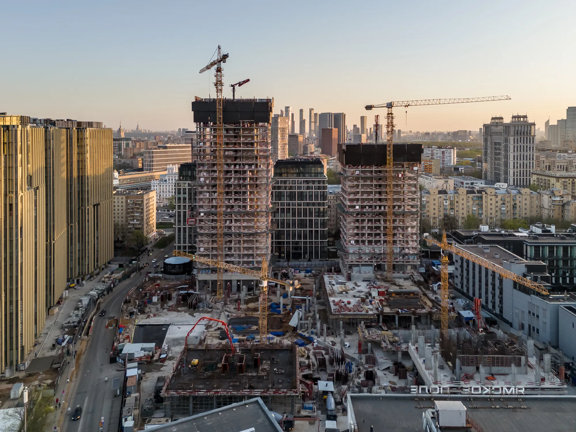 ЖК Жилой комплекс премиум-класса SLAVA (СЛАВА) ход строительства